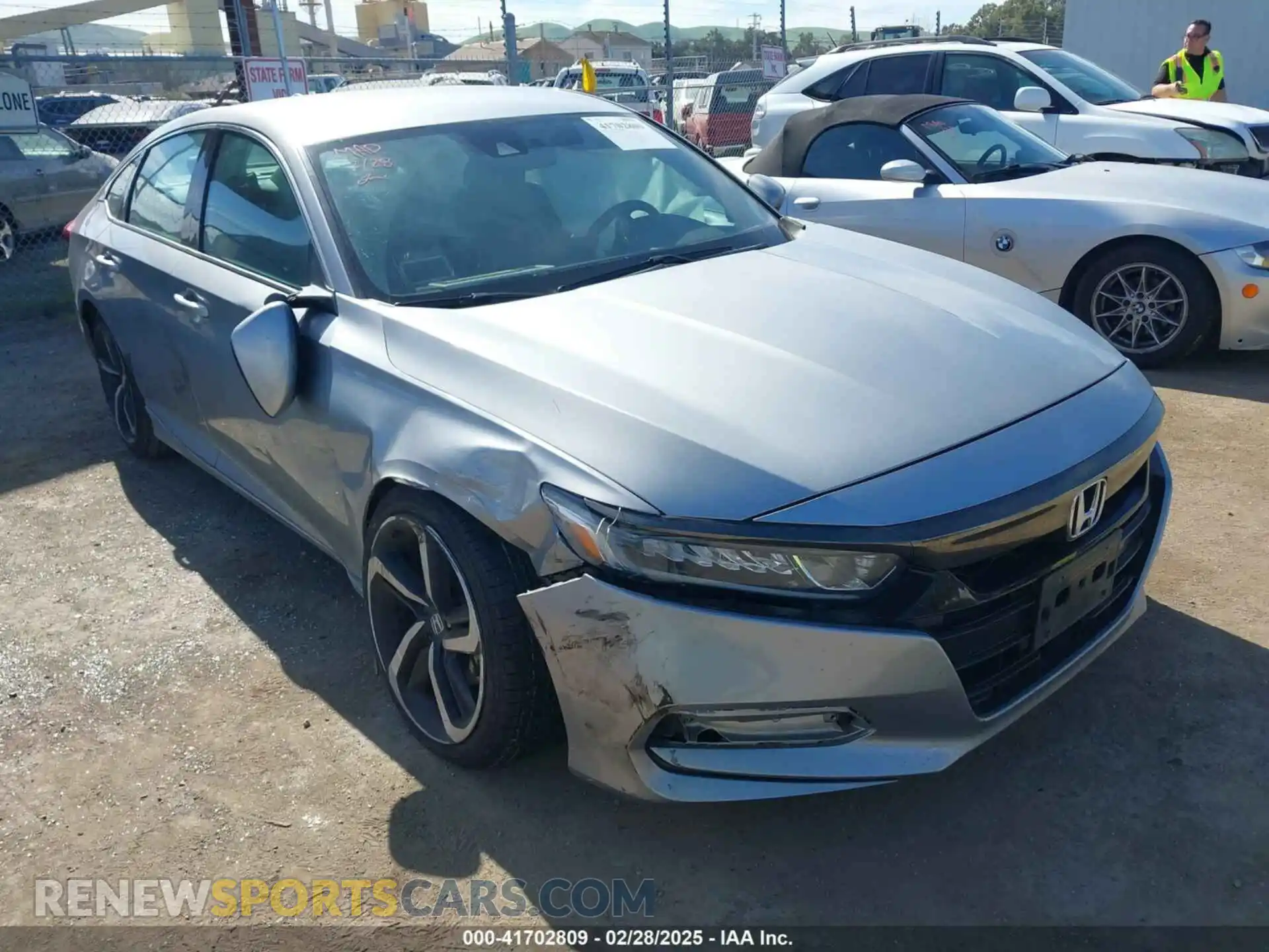1 Photograph of a damaged car 1HGCV1F3XKA006554 HONDA ACCORD 2019