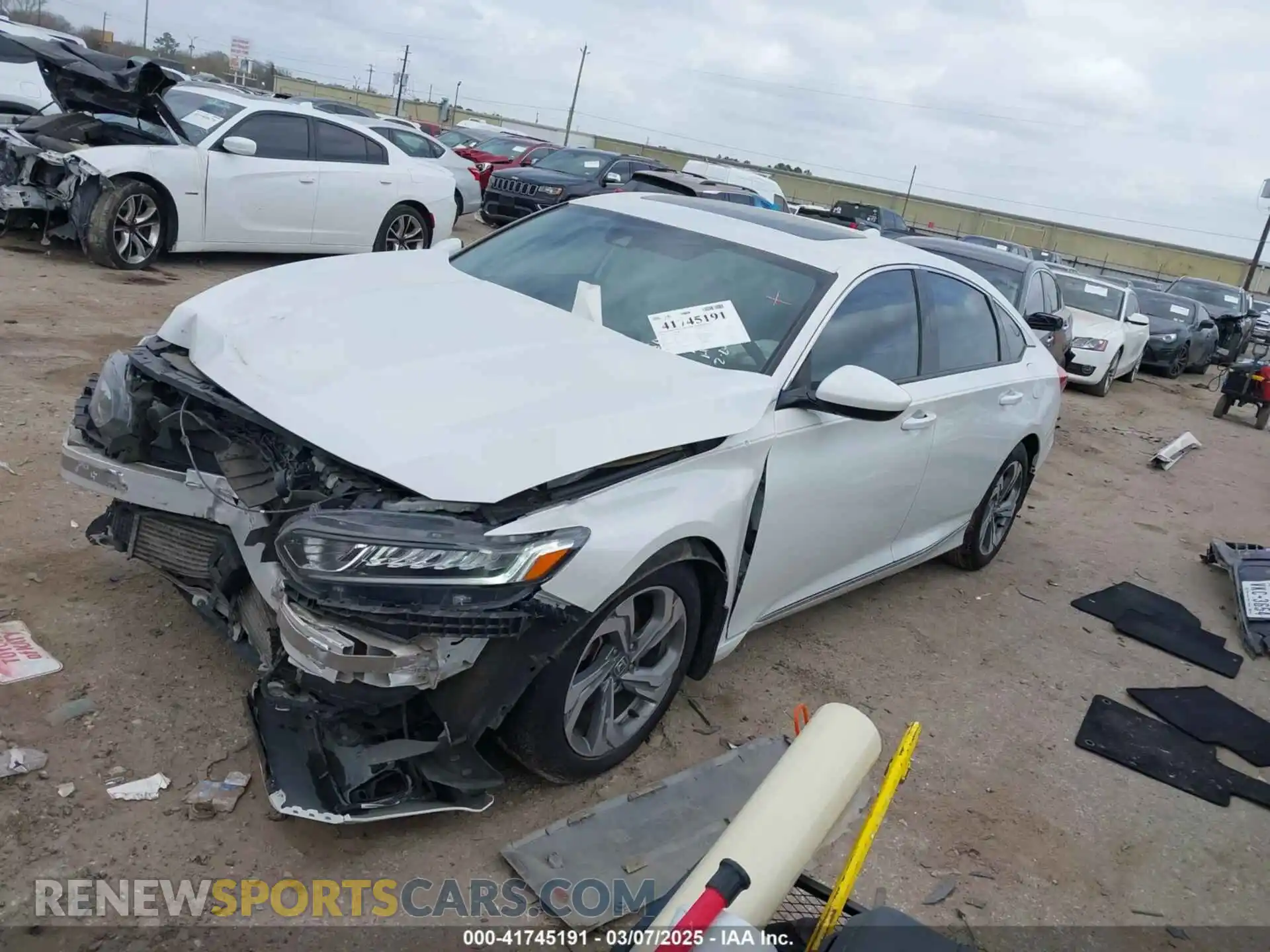2 Photograph of a damaged car 1HGCV1F48KA031977 HONDA ACCORD 2019