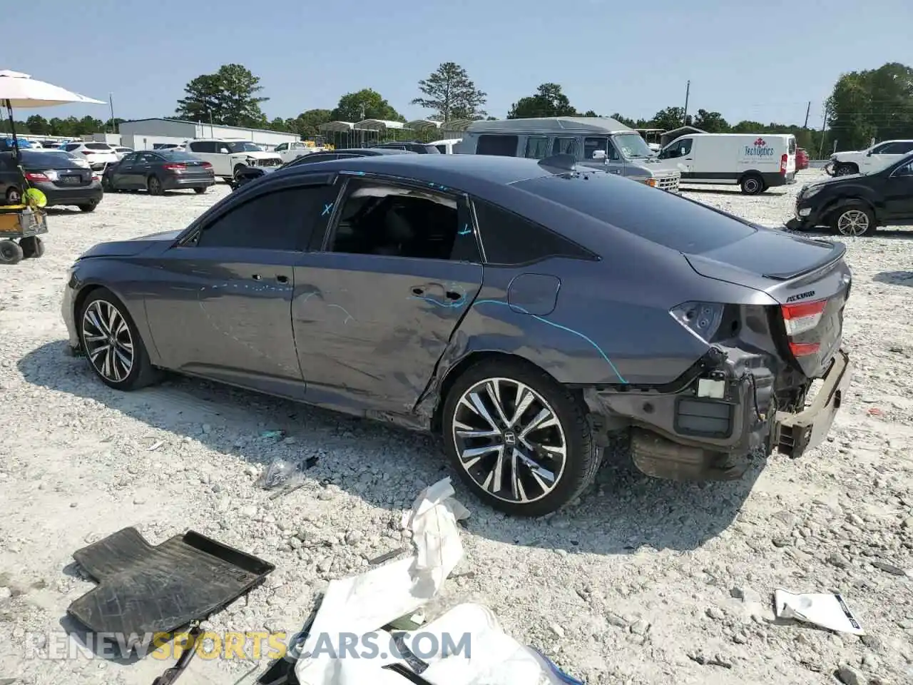2 Photograph of a damaged car 1HGCV2E37KA010603 HONDA ACCORD 2019