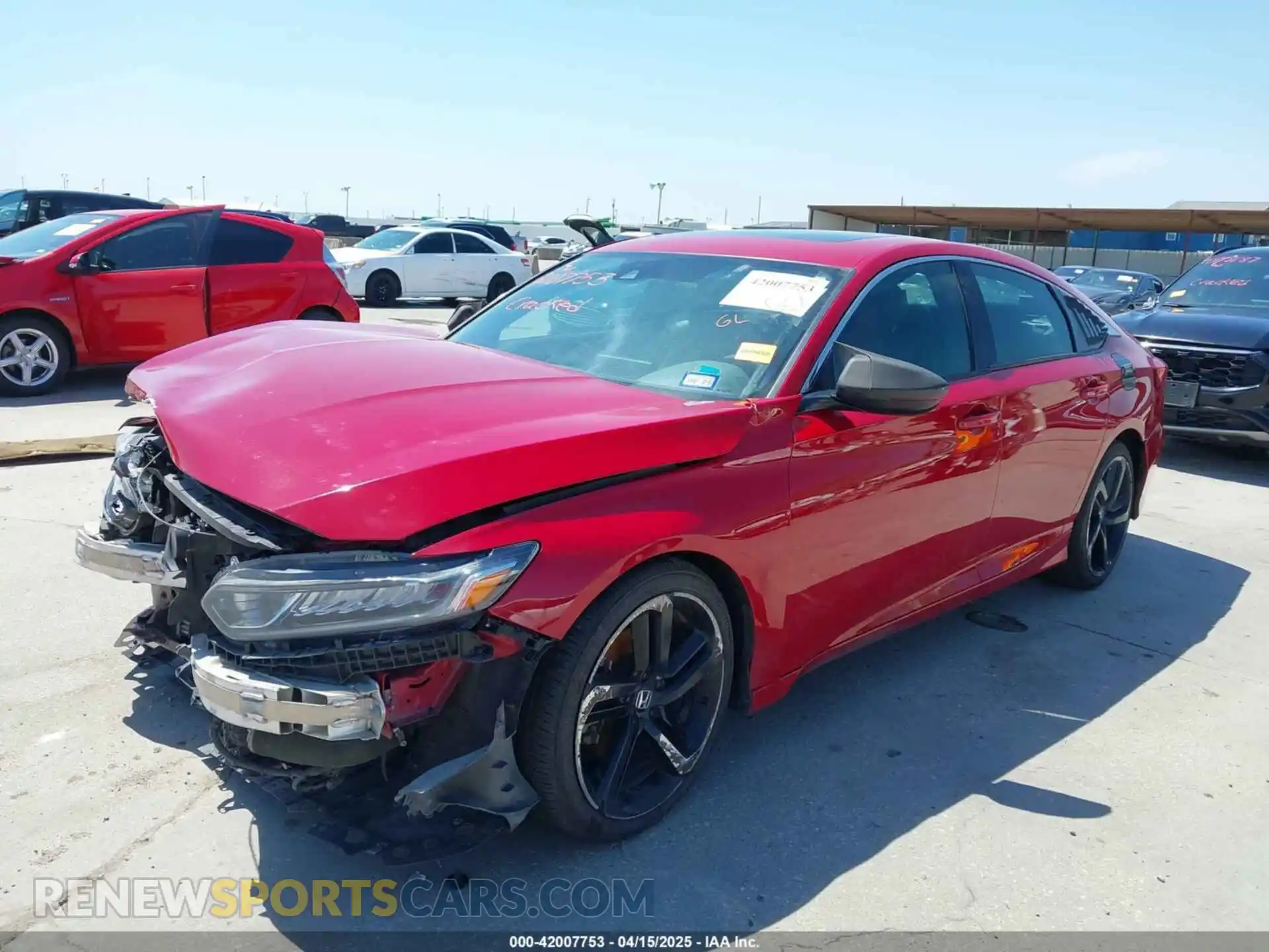2 Photograph of a damaged car 1HGCV2F35KA005740 HONDA ACCORD 2019