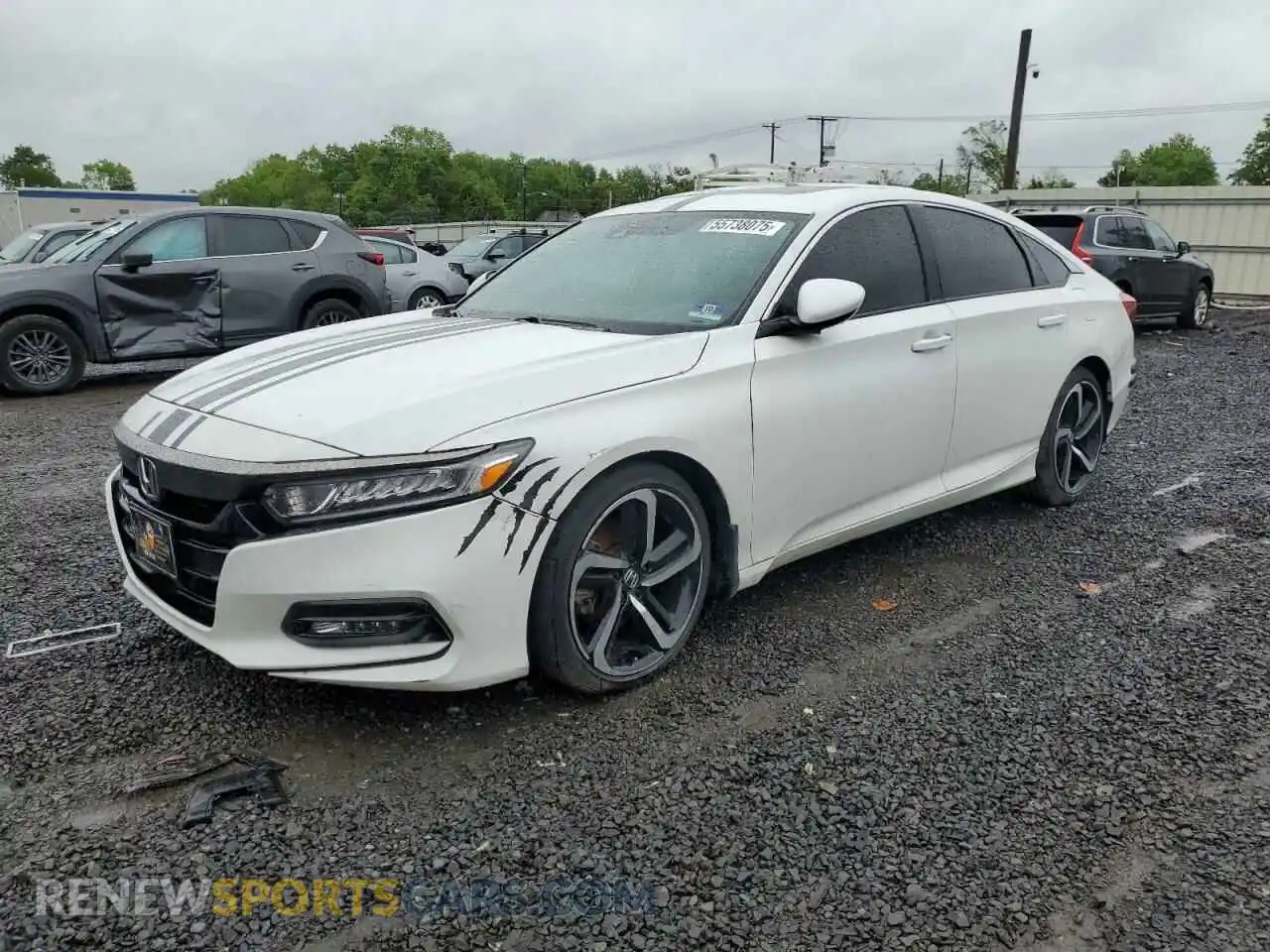 1 fotografías del automóvil dañado 1HGCV2F35KA036048 HONDA ACCORD 2019