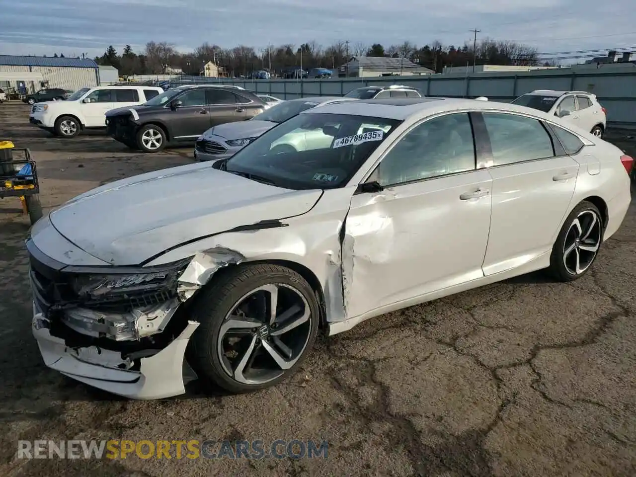 1 Photograph of a damaged car 1HGCV2F36KA026693 HONDA ACCORD 2019