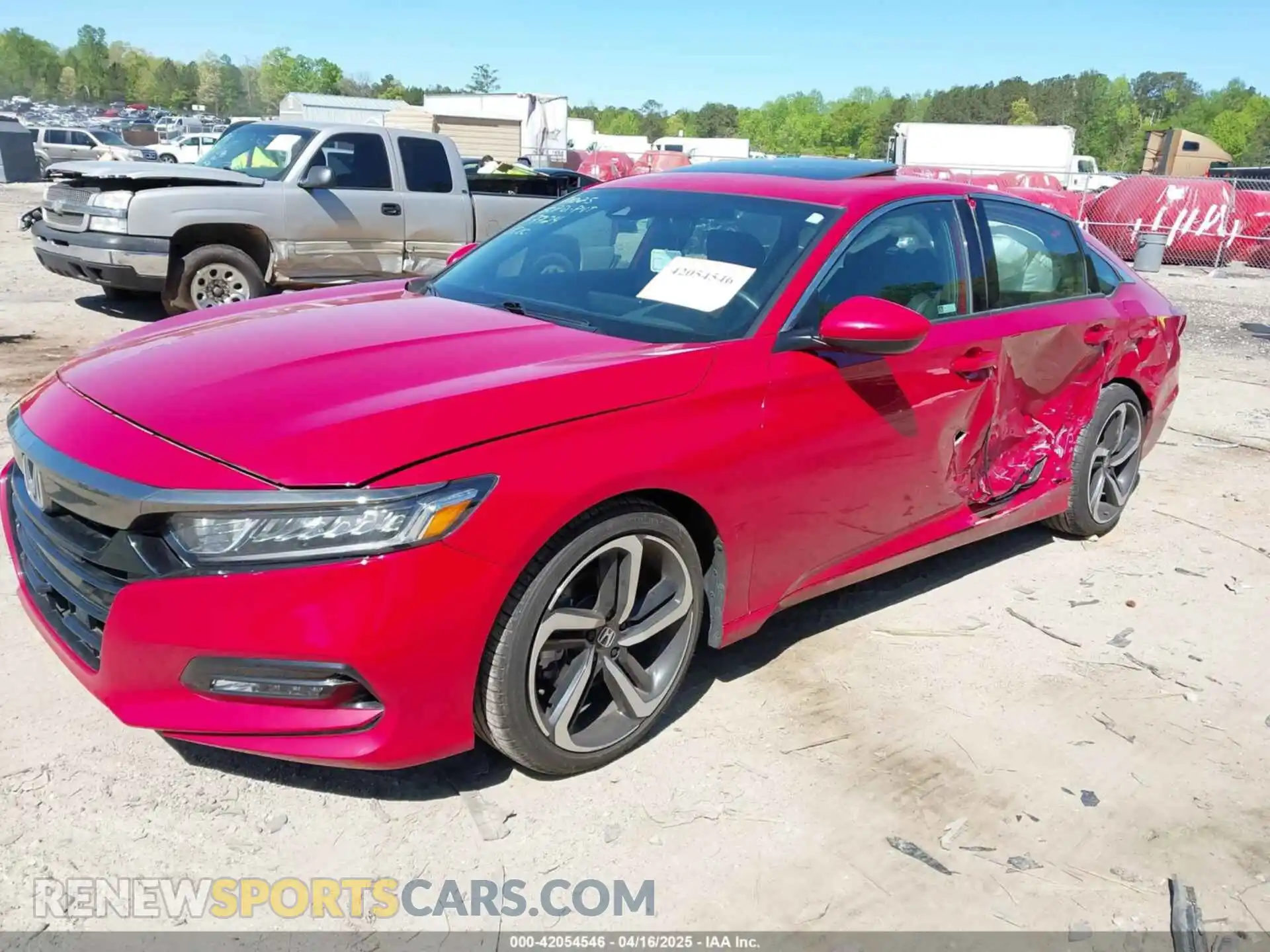 2 Photograph of a damaged car 1HGCV2F37KA027724 HONDA ACCORD 2019