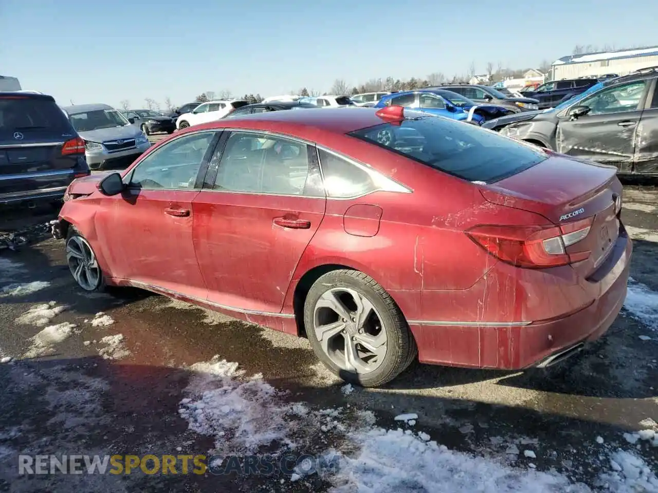2 Photograph of a damaged car 1HGCV2F56KA018174 HONDA ACCORD 2019