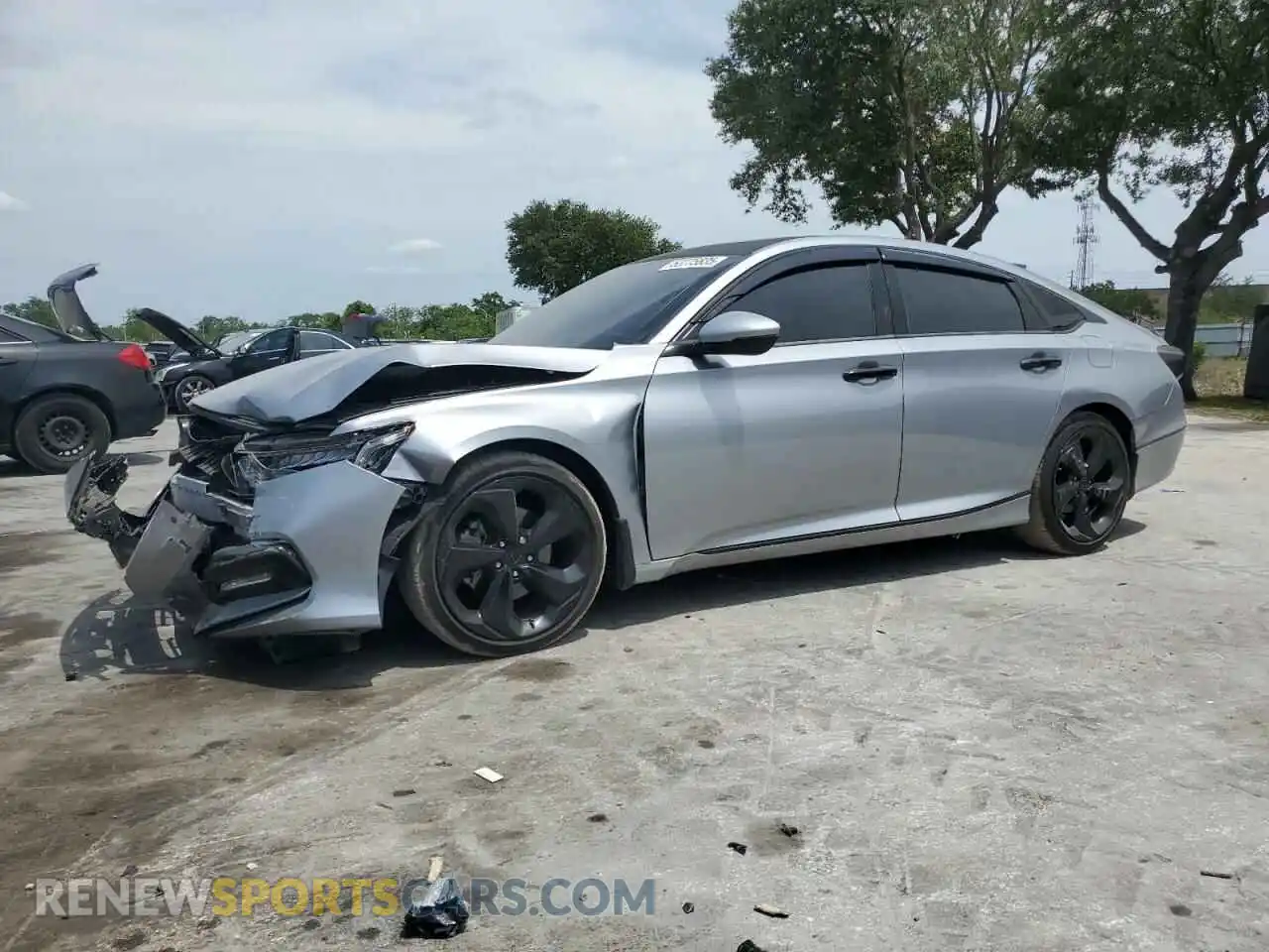 1 Photograph of a damaged car 1HGCV2F92KA012603 HONDA ACCORD 2019