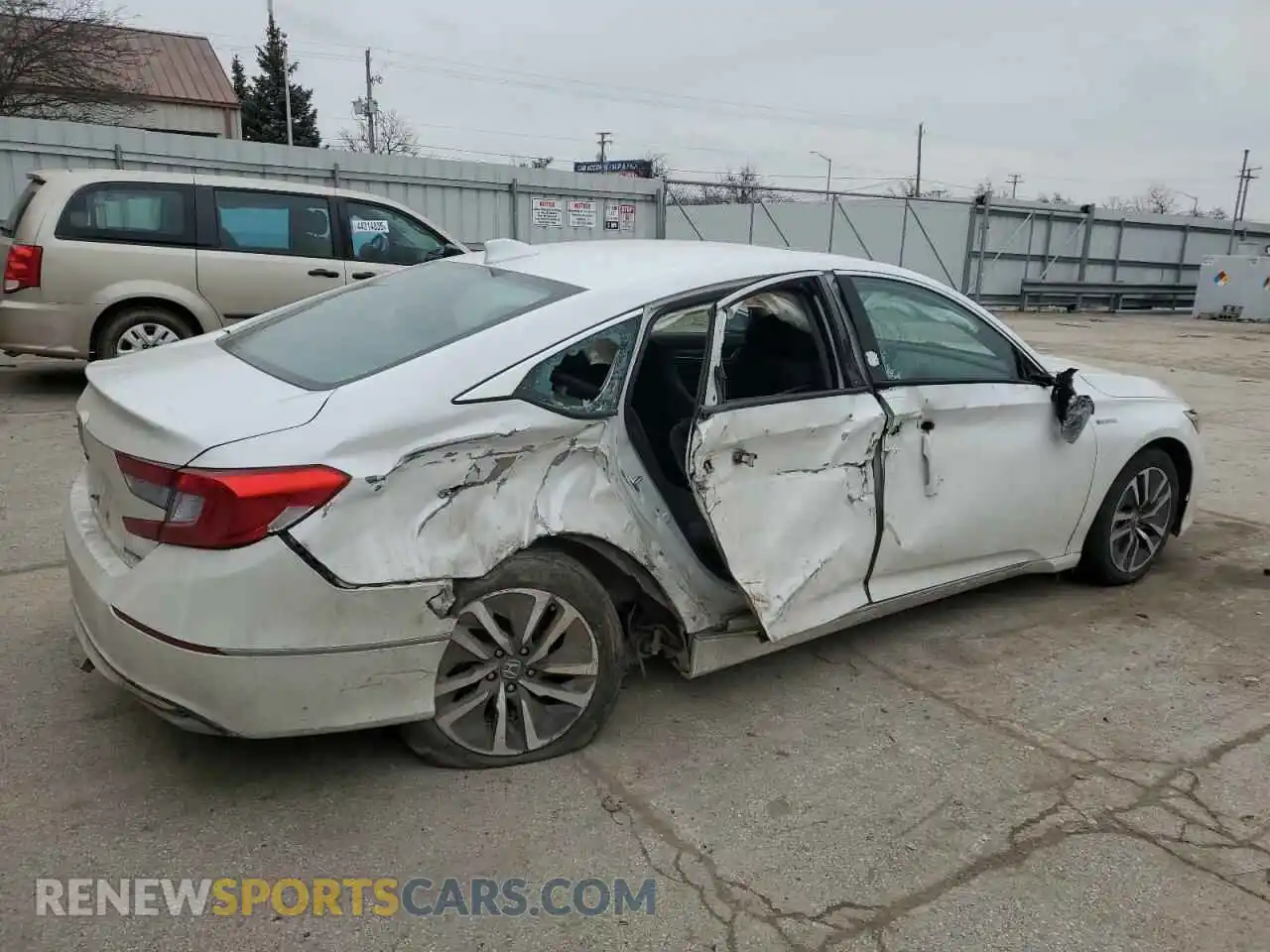 3 Photograph of a damaged car 1HGCV3F57KA004855 HONDA ACCORD 2019