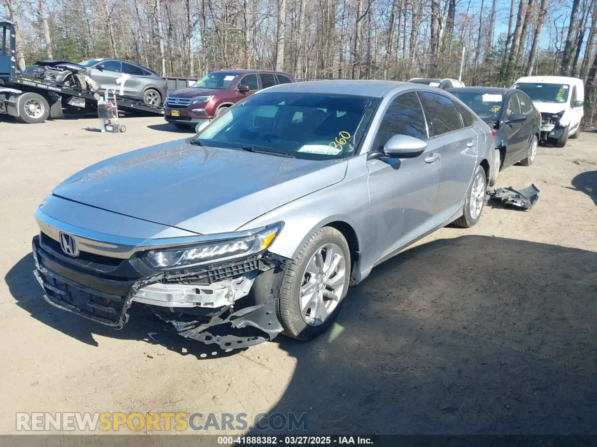 2 fotografías del automóvil dañado 1HGCV1F10LA098497 HONDA ACCORD 2020
