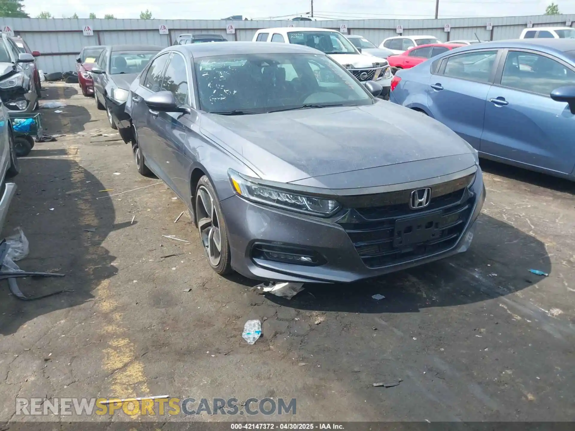 1 Photograph of a damaged car 1HGCV1F35LA072088 HONDA ACCORD 2020