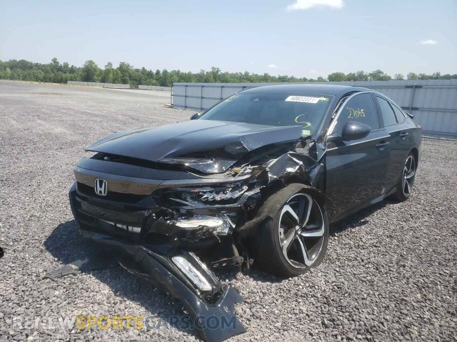 2 fotografías del automóvil dañado 1HGCV1F38LA037383 HONDA ACCORD 2020