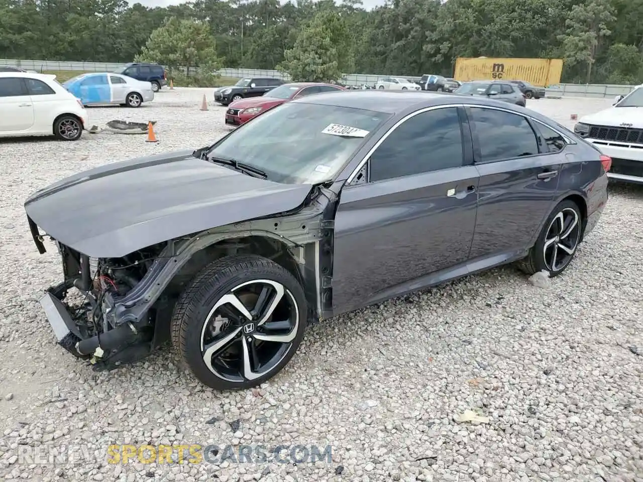 1 Photograph of a damaged car 1HGCV1F3XLA121690 HONDA ACCORD 2020