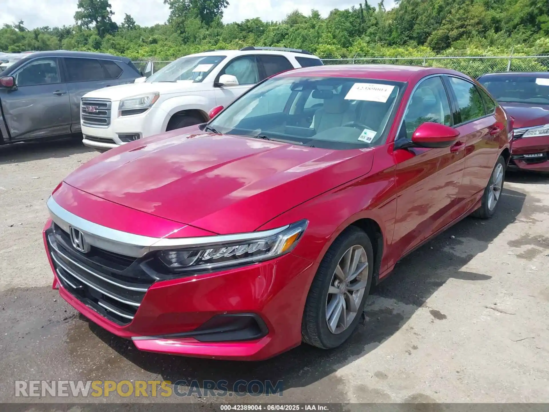 2 Photograph of a damaged car 1HGCV1F10MA028435 HONDA ACCORD 2021