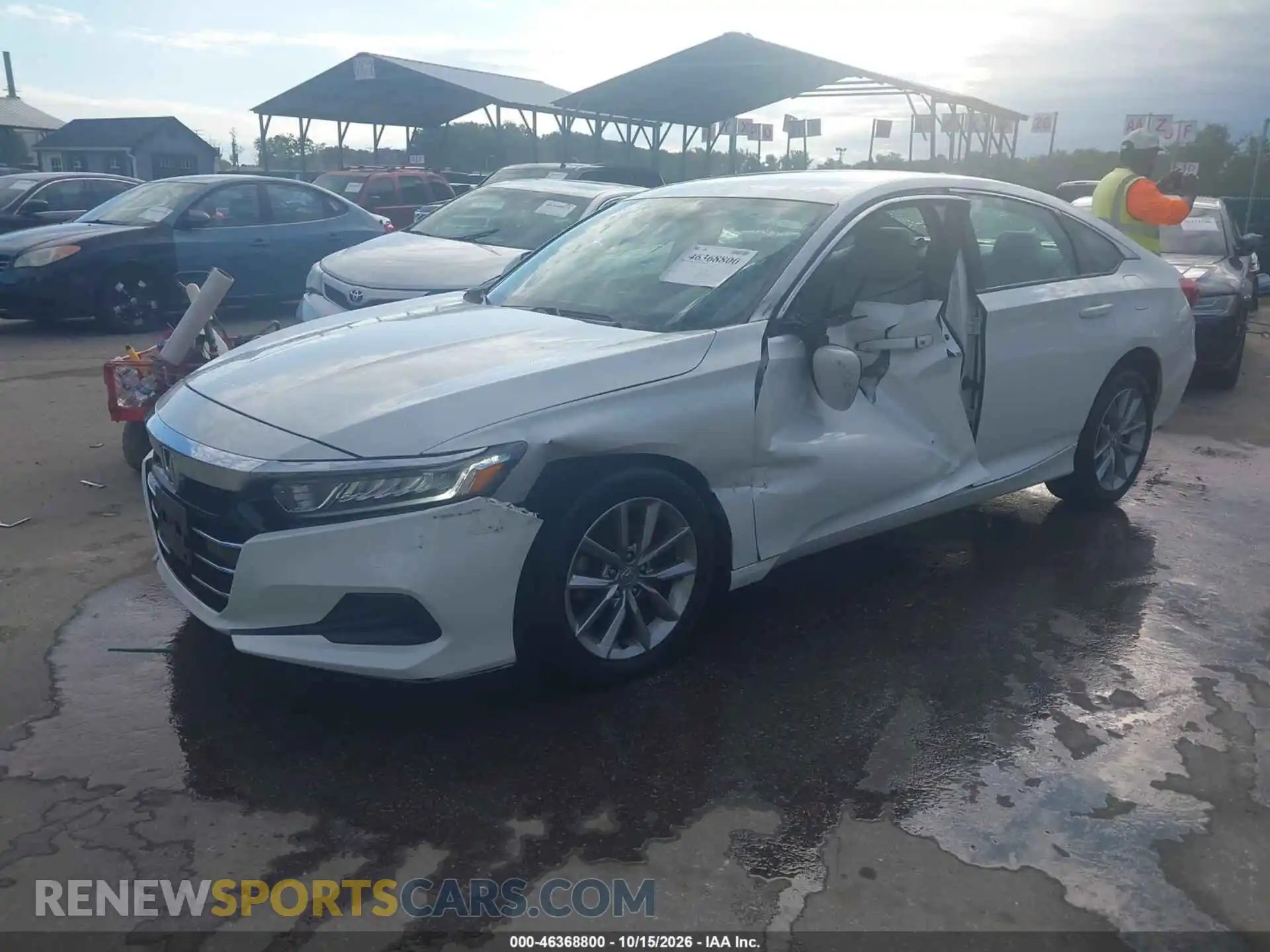 2 fotografías del automóvil dañado 1HGCV1F10MA050953 HONDA ACCORD 2021