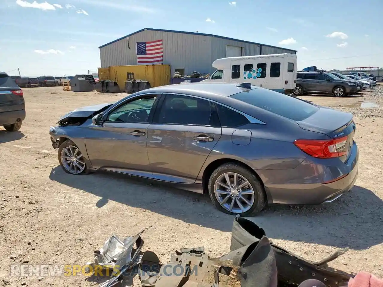 2 Photograph of a damaged car 1HGCV1F10MA063251 HONDA ACCORD 2021