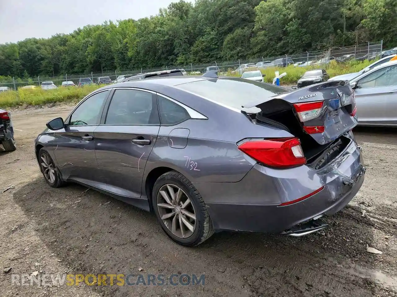 2 fotografías del automóvil dañado 1HGCV1F10MA077179 HONDA ACCORD 2021