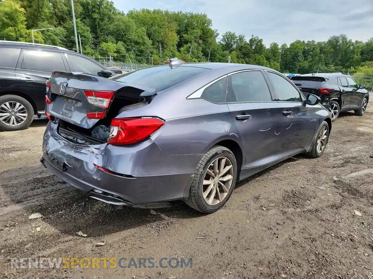 3 fotografías del automóvil dañado 1HGCV1F10MA077179 HONDA ACCORD 2021