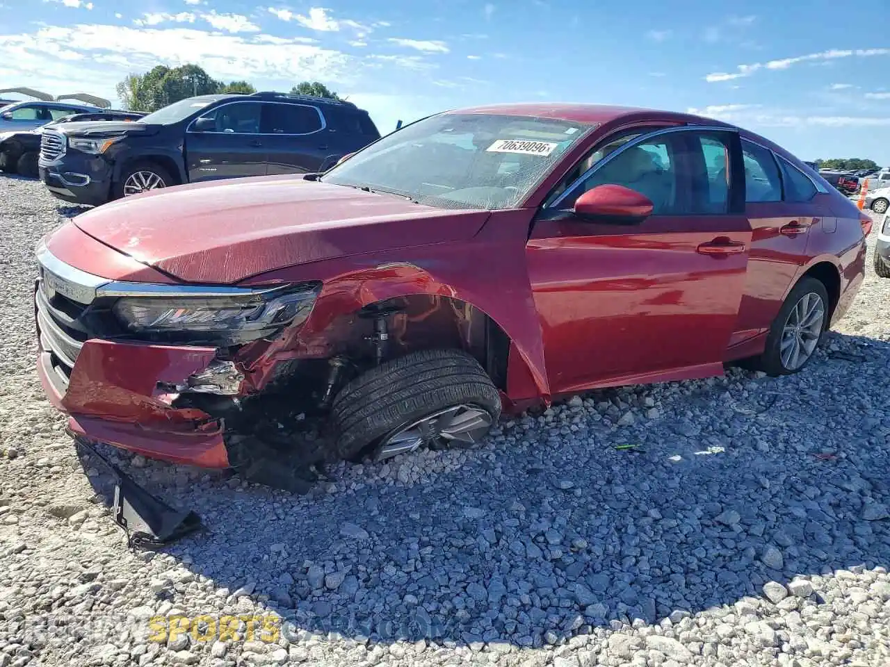 1 Photograph of a damaged car 1HGCV1F11MA040187 HONDA ACCORD 2021