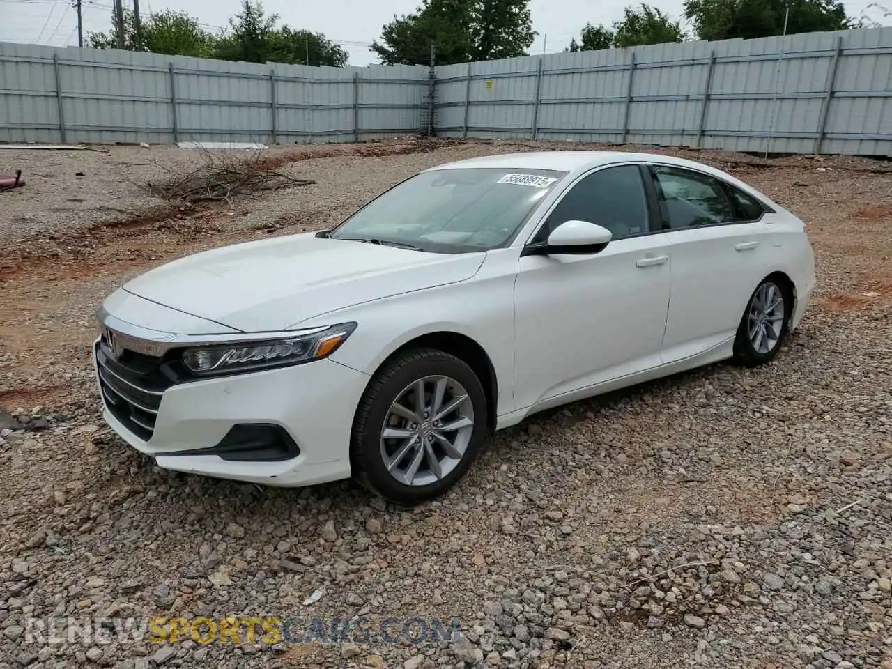 1 Photograph of a damaged car 1HGCV1F11MA044448 HONDA ACCORD 2021
