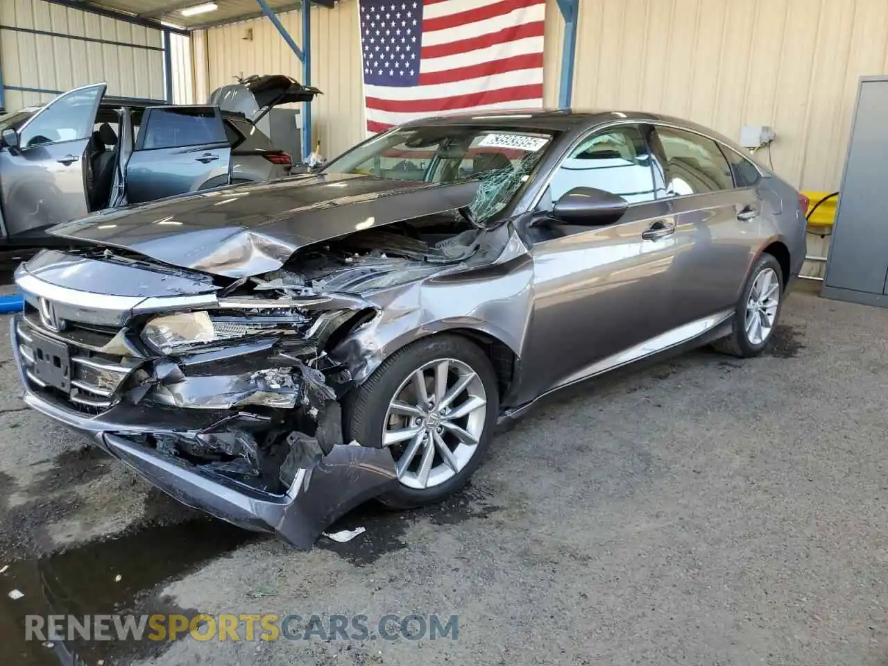 1 fotografías del automóvil dañado 1HGCV1F11MA046779 HONDA ACCORD 2021