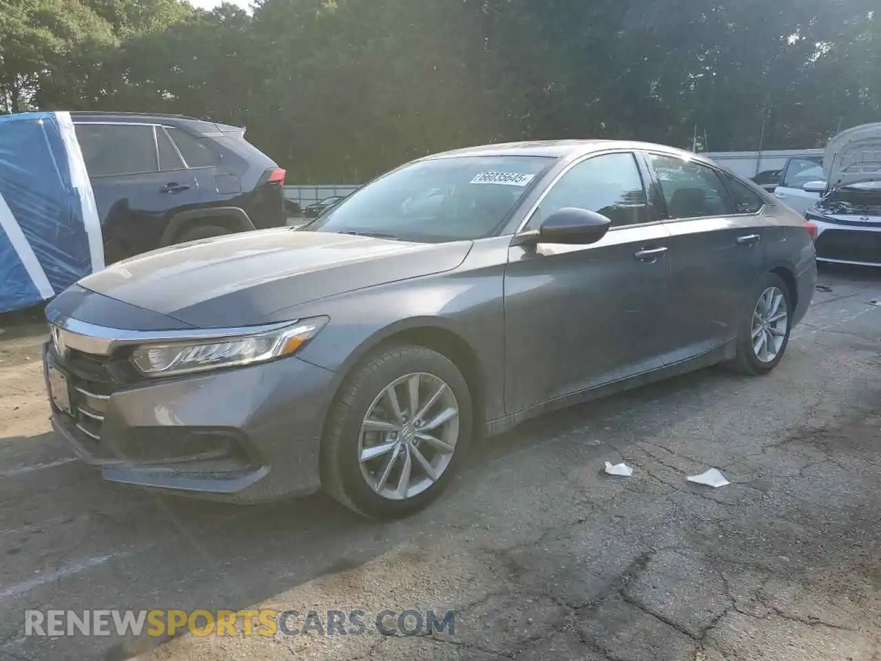 1 fotografías del automóvil dañado 1HGCV1F12MA057712 HONDA ACCORD 2021