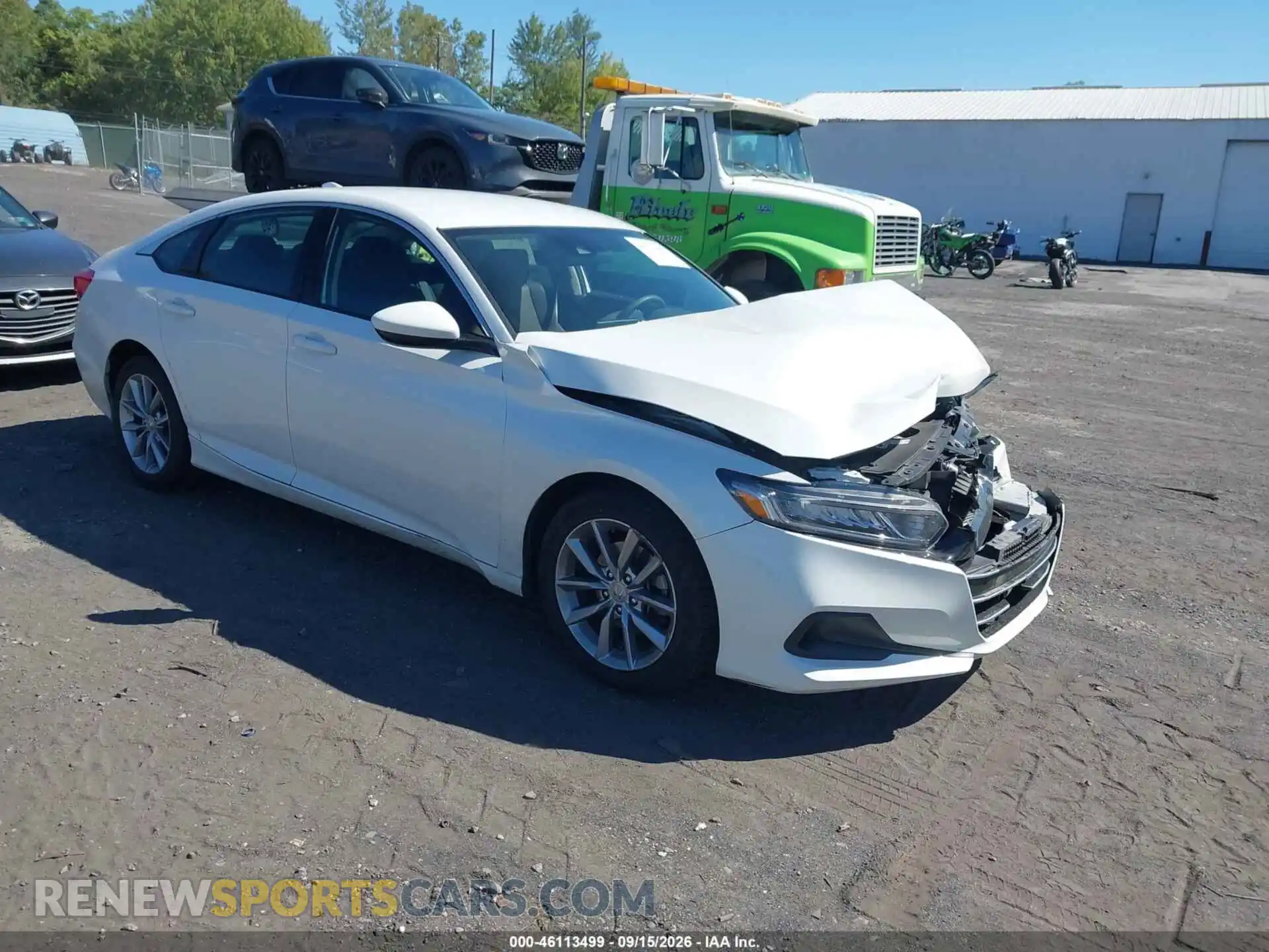1 Photograph of a damaged car 1HGCV1F12MA077488 HONDA ACCORD 2021