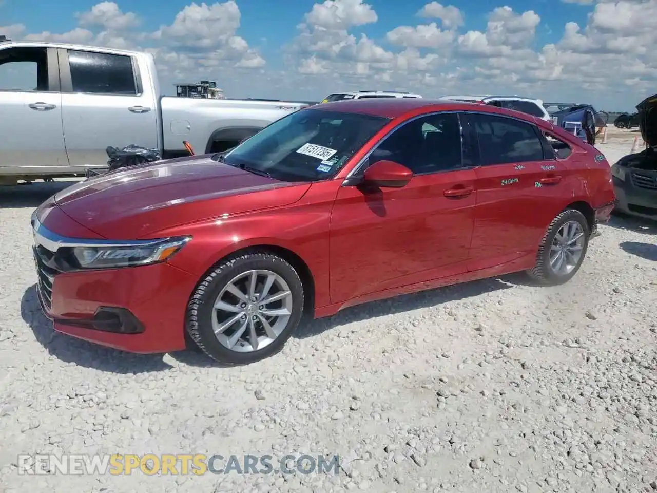 1 Photograph of a damaged car 1HGCV1F12MA103555 HONDA ACCORD 2021