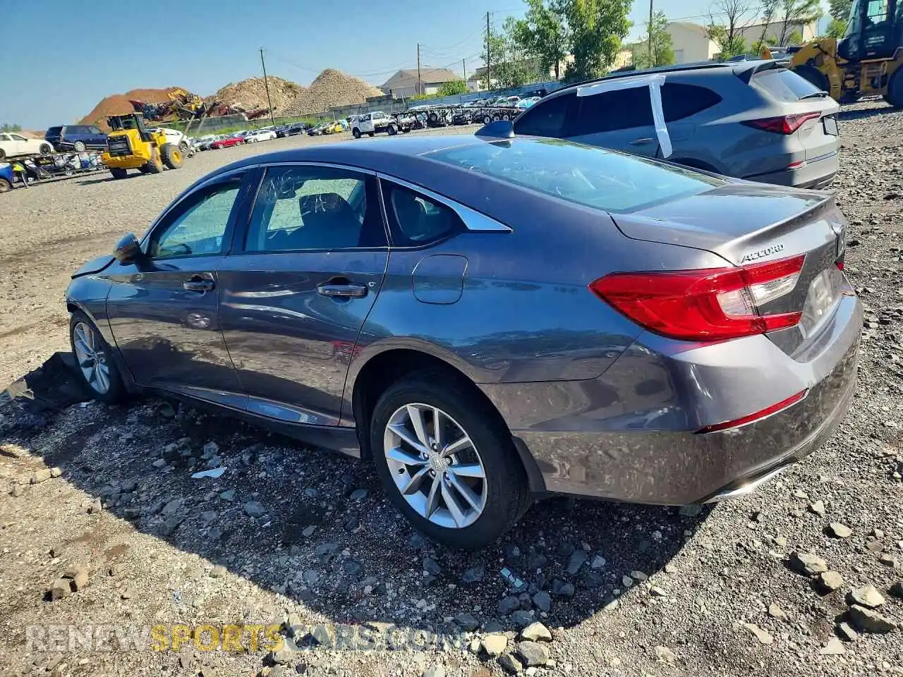 2 fotografías del automóvil dañado 1HGCV1F13MA004310 HONDA ACCORD 2021