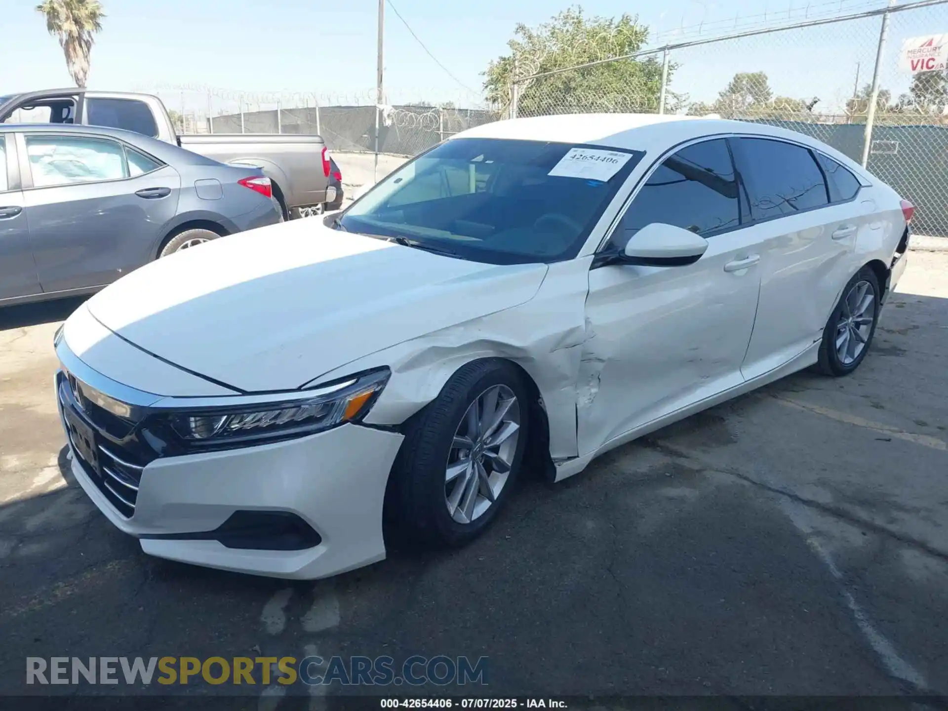 2 Photograph of a damaged car 1HGCV1F13MA008955 HONDA ACCORD 2021