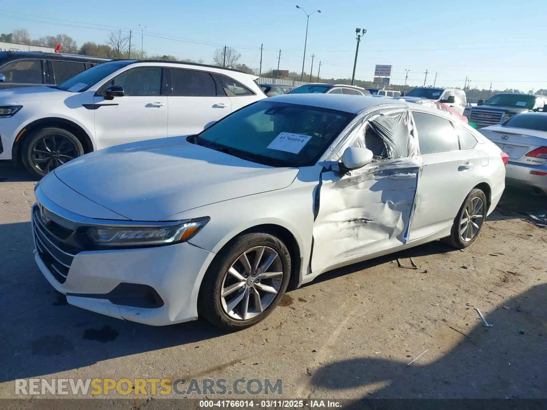 2 fotografías del automóvil dañado 1HGCV1F13MA018580 HONDA ACCORD 2021