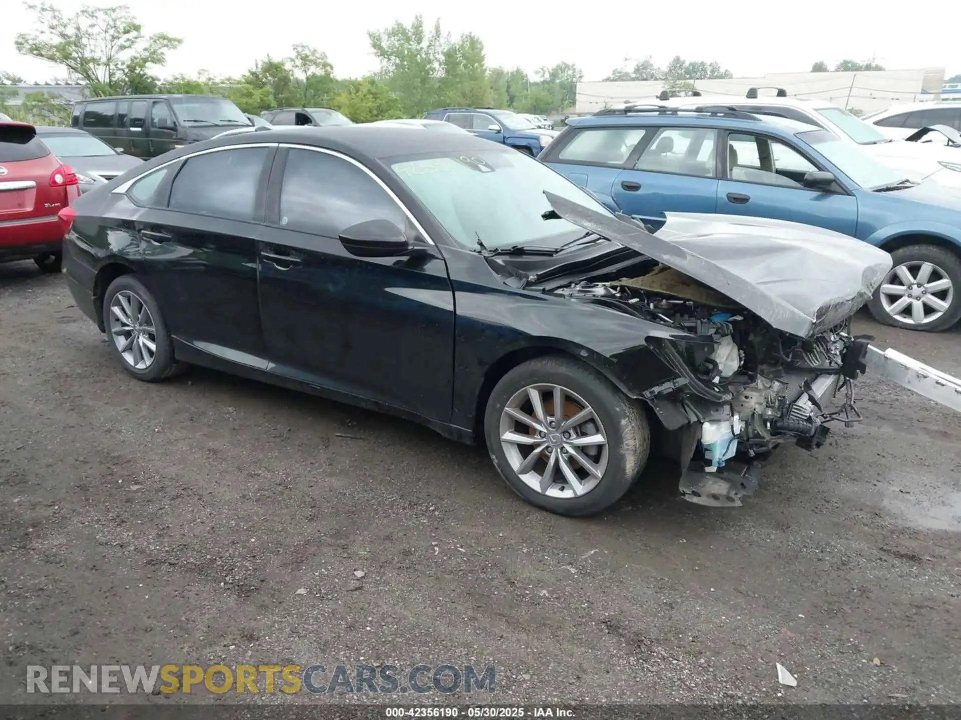 1 Photograph of a damaged car 1HGCV1F13MA085809 HONDA ACCORD 2021