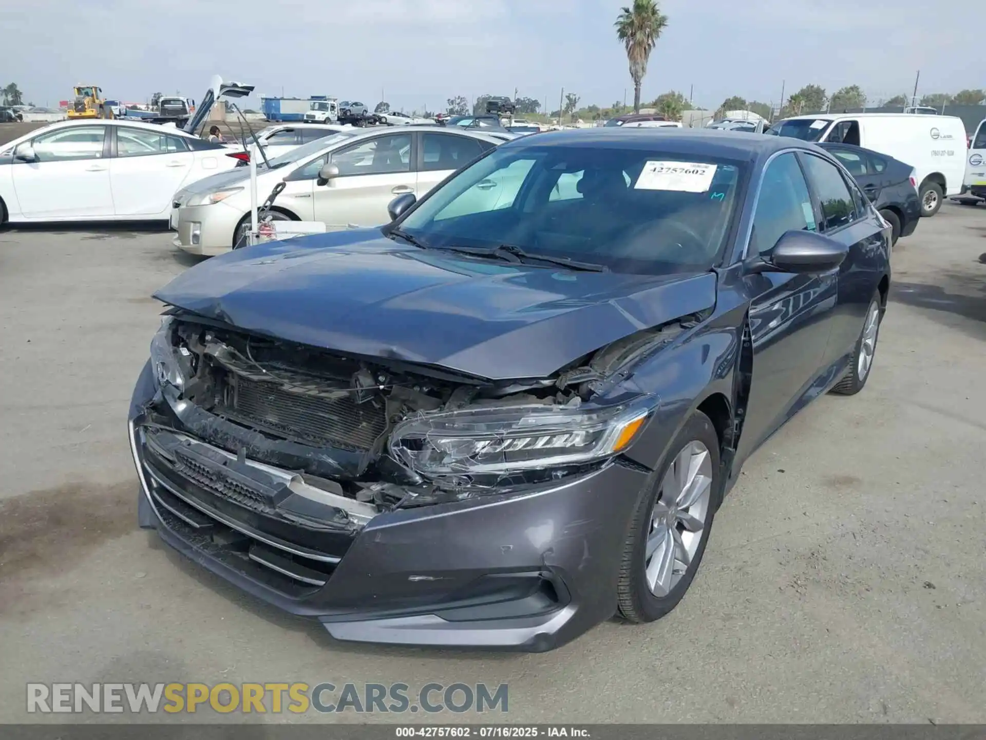 2 Photograph of a damaged car 1HGCV1F14MA036358 HONDA ACCORD 2021
