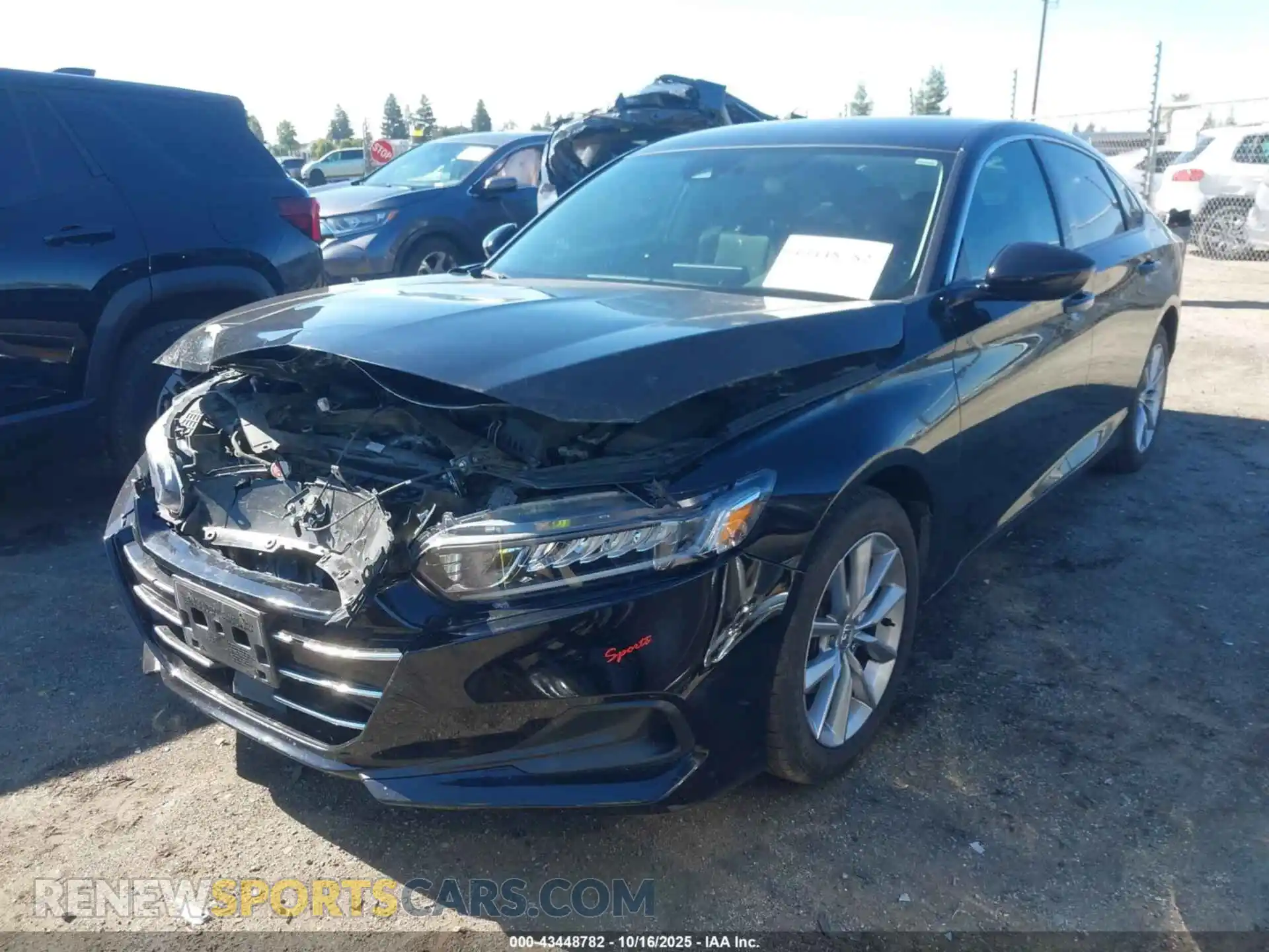 2 Photograph of a damaged car 1HGCV1F14MA038448 HONDA ACCORD 2021