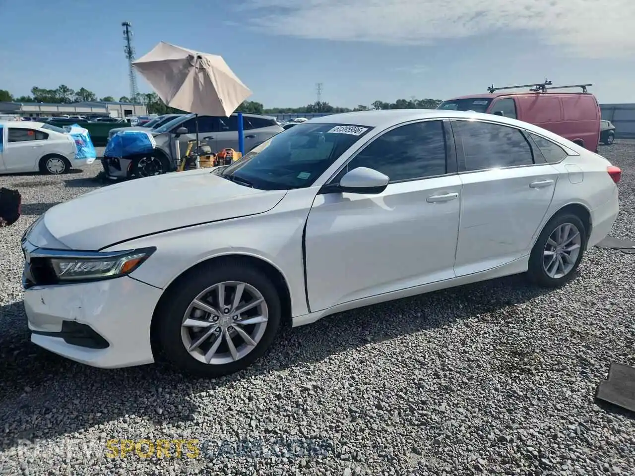1 Photograph of a damaged car 1HGCV1F14MA038966 HONDA ACCORD 2021