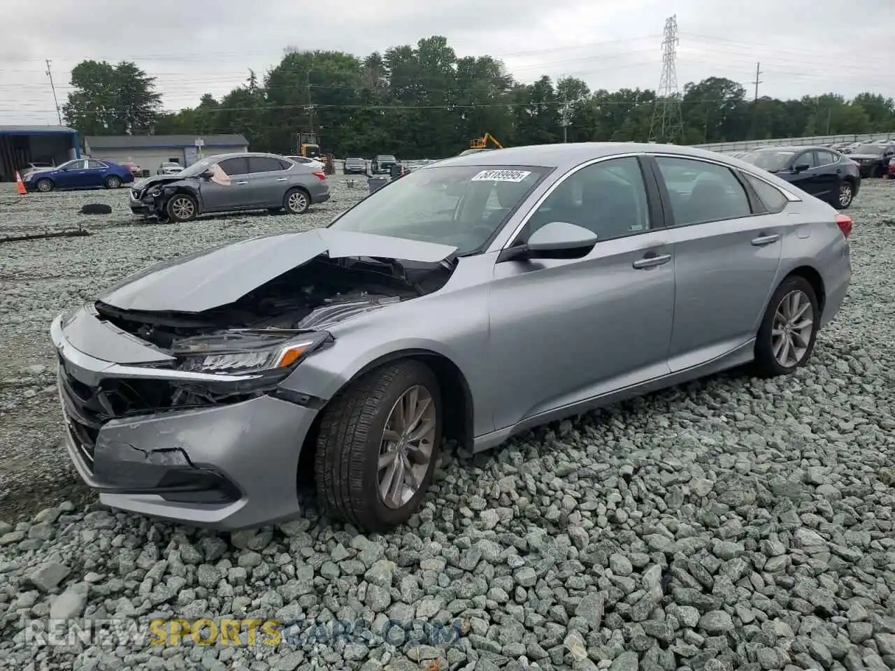 1 Photograph of a damaged car 1HGCV1F14MA052091 HONDA ACCORD 2021