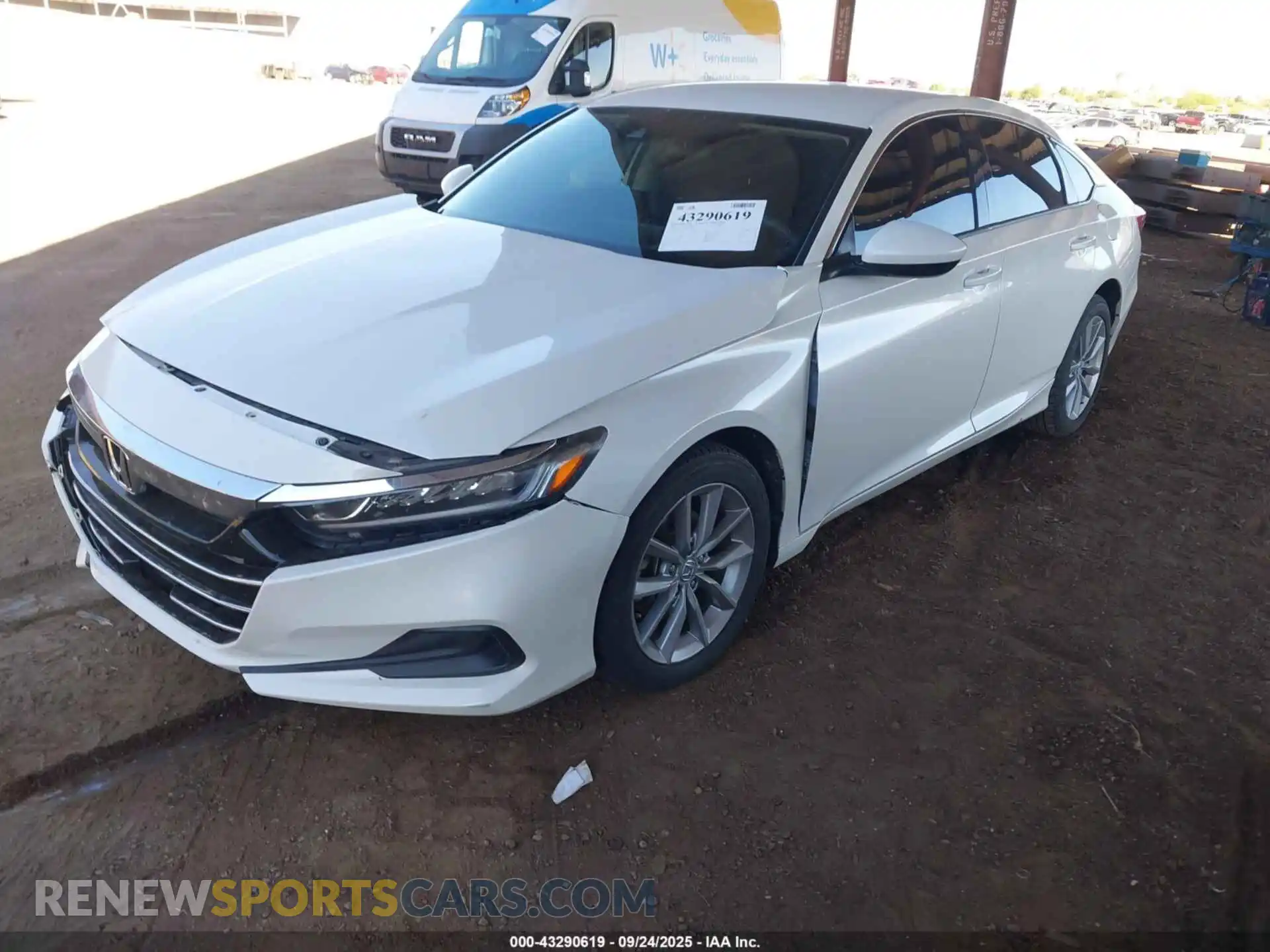 2 Photograph of a damaged car 1HGCV1F14MA055461 HONDA ACCORD 2021