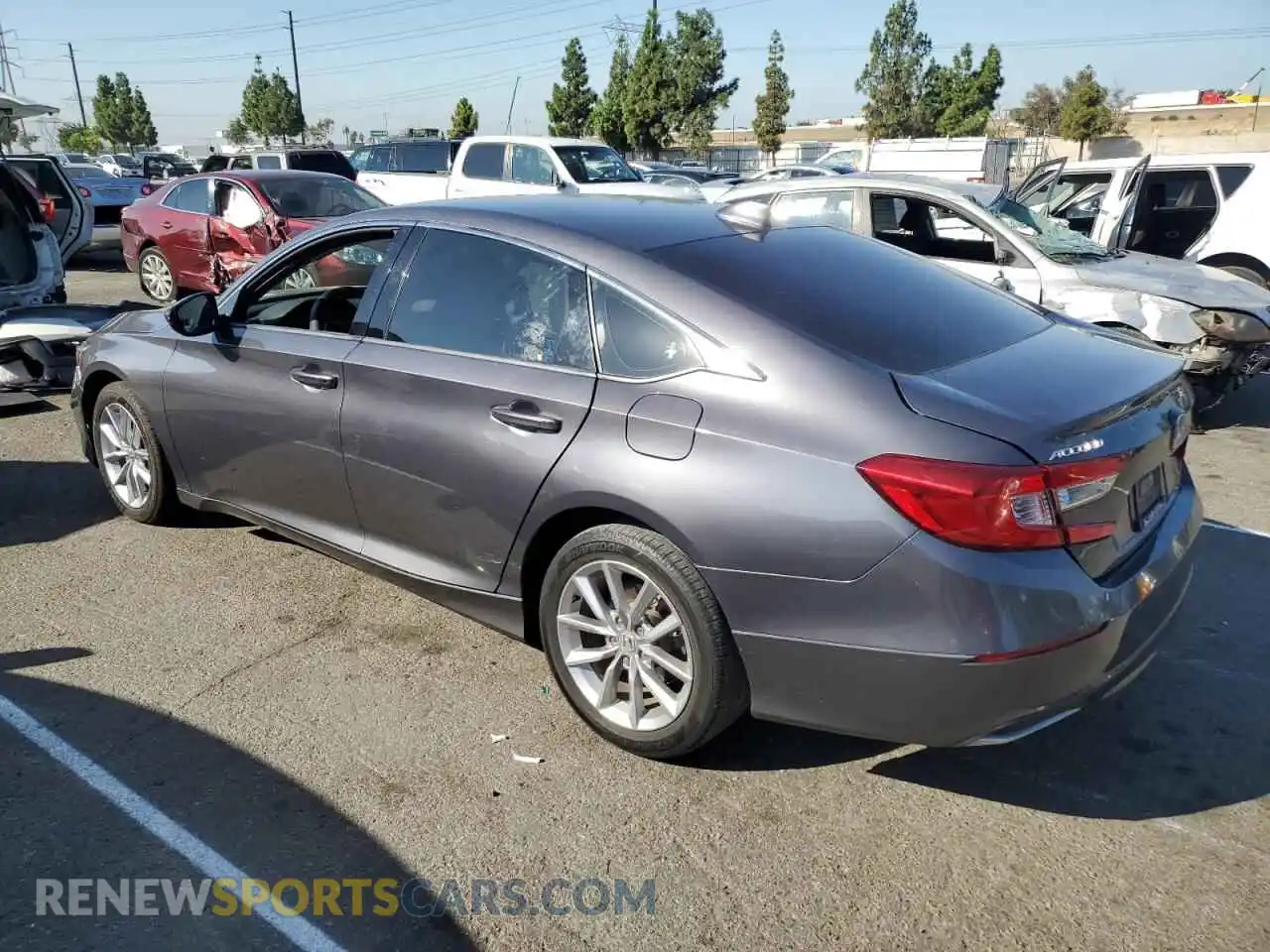 2 Photograph of a damaged car 1HGCV1F14MA075595 HONDA ACCORD 2021