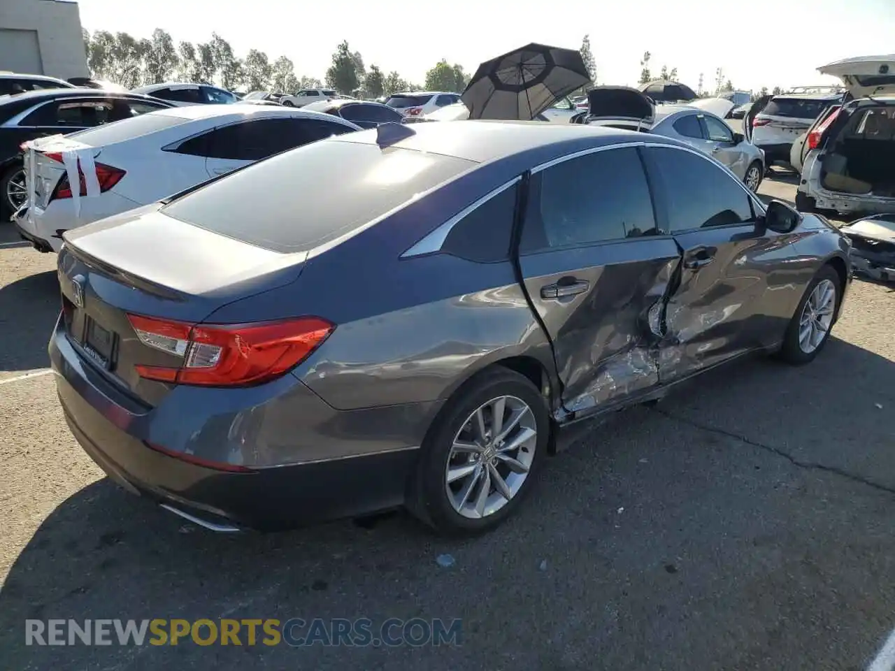 3 Photograph of a damaged car 1HGCV1F14MA075595 HONDA ACCORD 2021