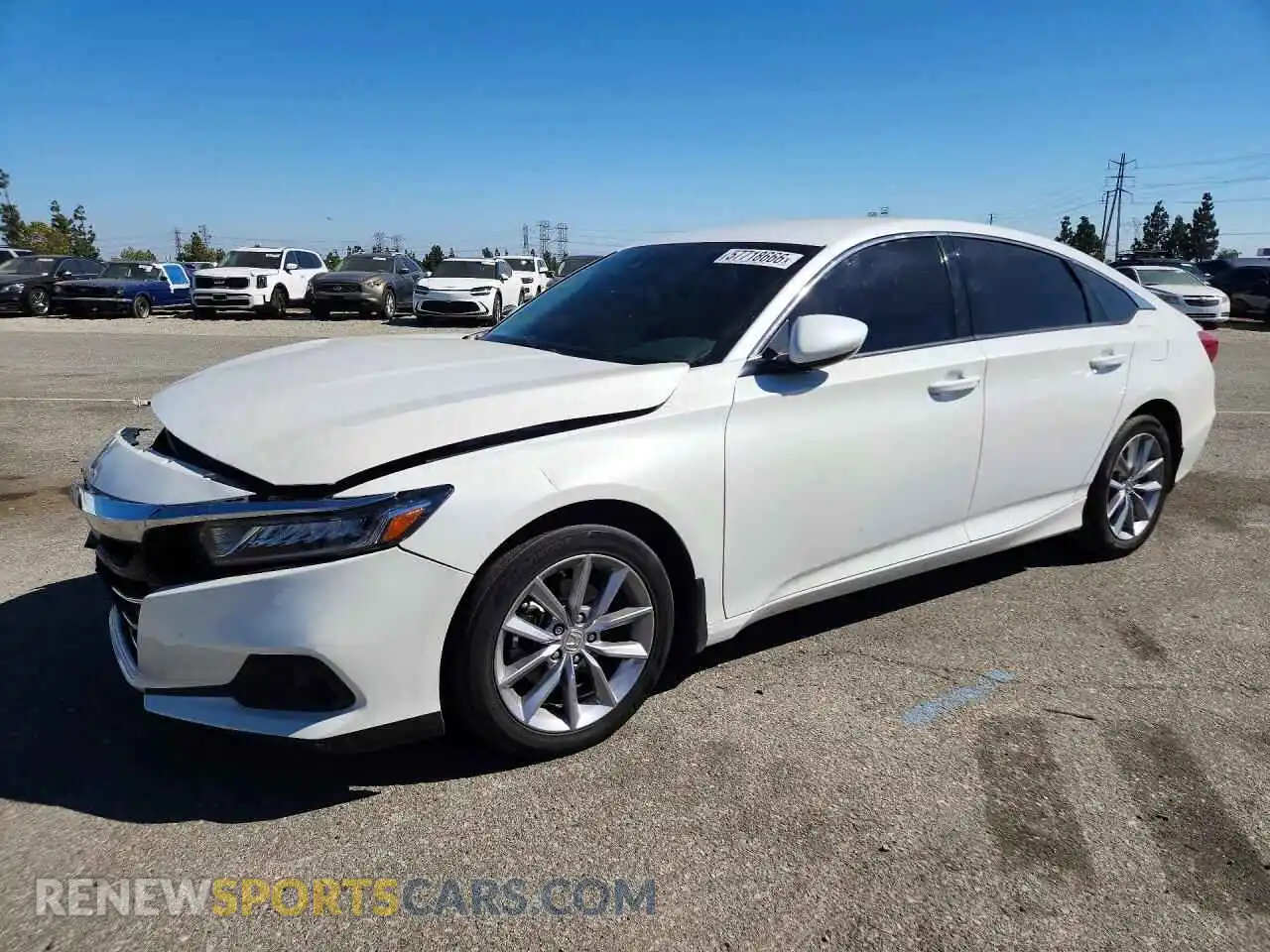1 Photograph of a damaged car 1HGCV1F14MA078920 HONDA ACCORD 2021