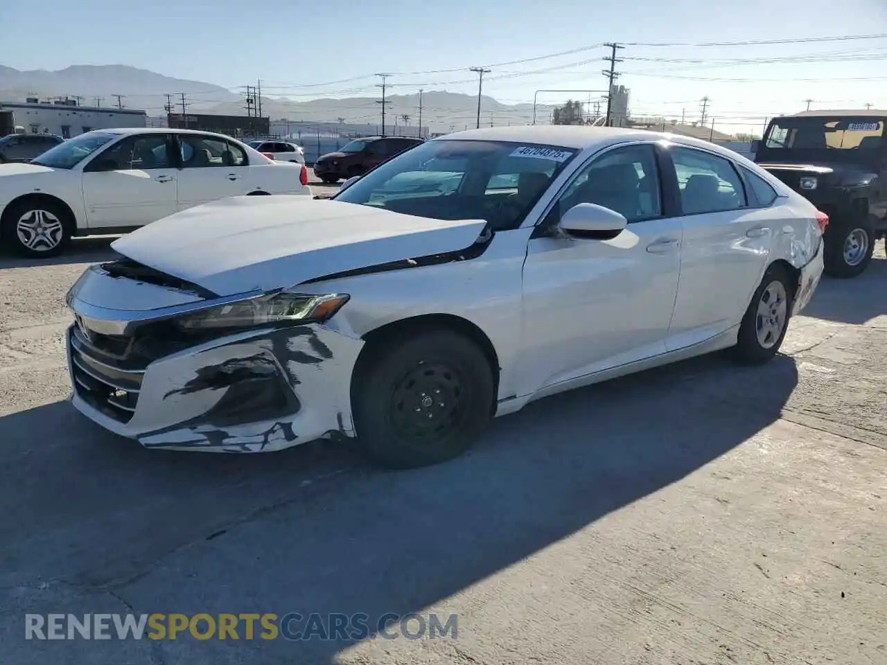 1 Photograph of a damaged car 1HGCV1F14MA124990 HONDA ACCORD 2021