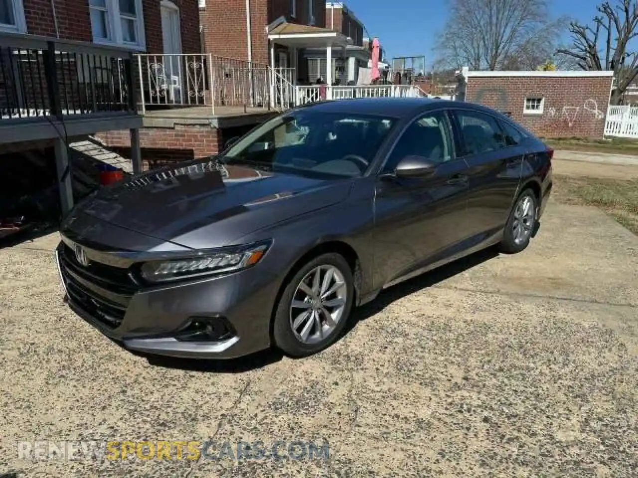 2 Photograph of a damaged car 1HGCV1F15MA030505 HONDA ACCORD 2021
