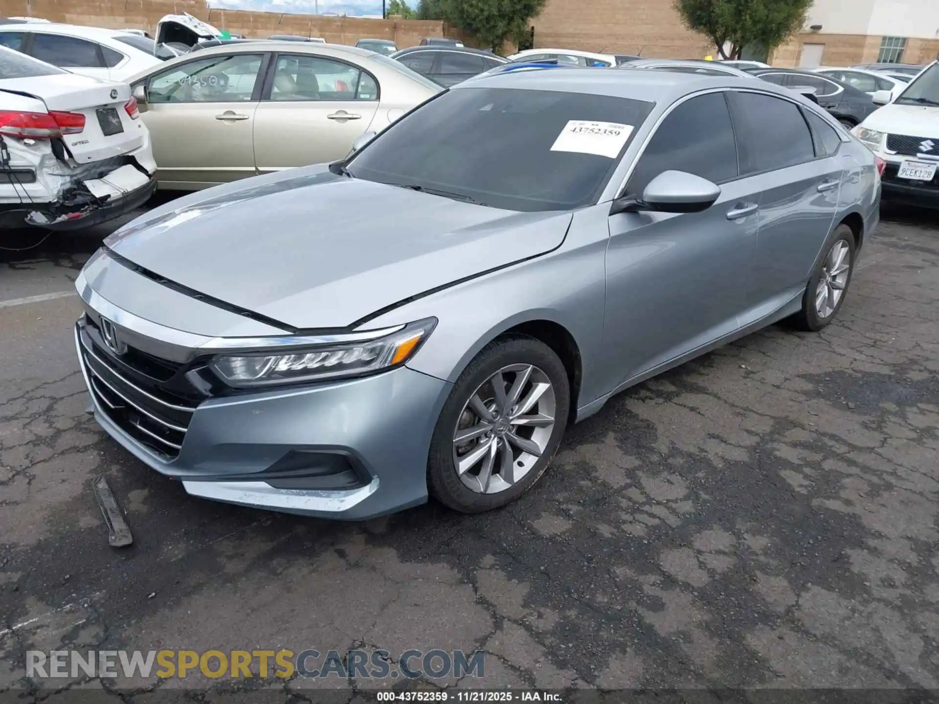 2 Photograph of a damaged car 1HGCV1F16MA015446 HONDA ACCORD 2021