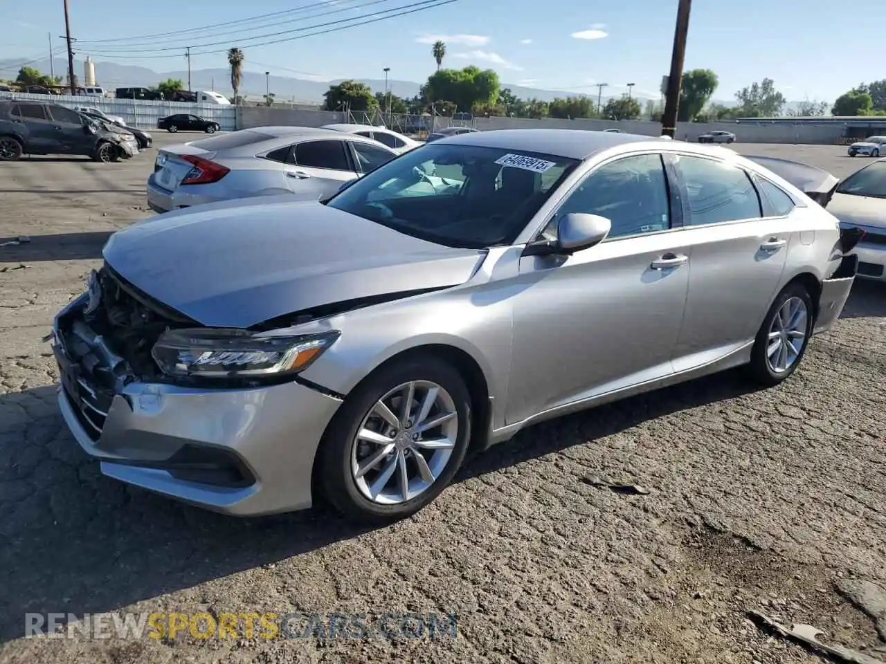 1 fotografías del automóvil dañado 1HGCV1F16MA076621 HONDA ACCORD 2021