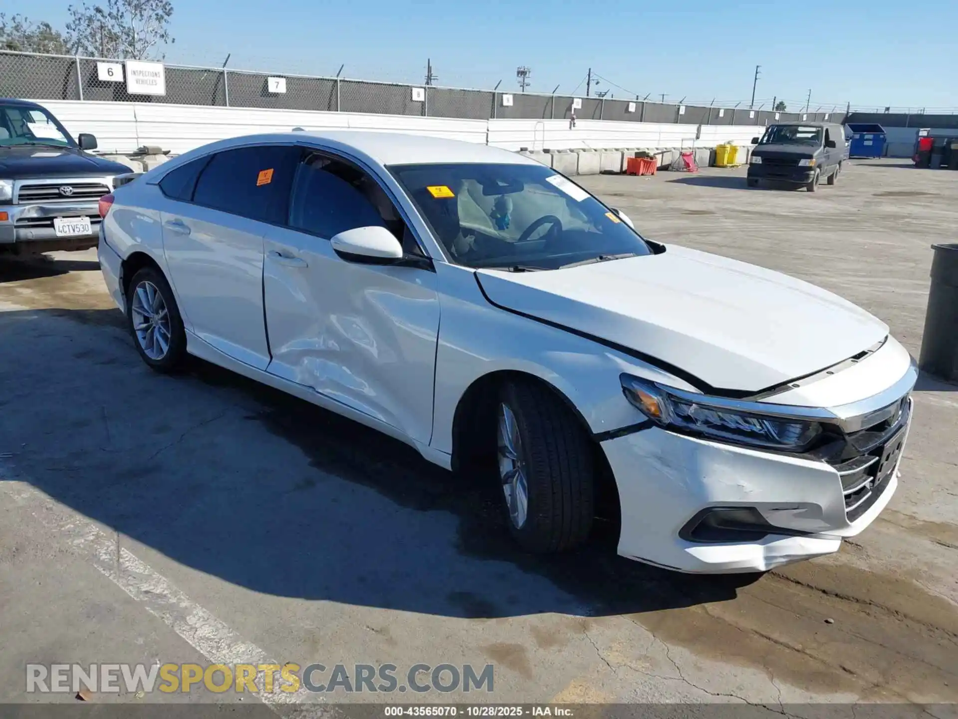 1 Photograph of a damaged car 1HGCV1F17MA047239 HONDA ACCORD 2021