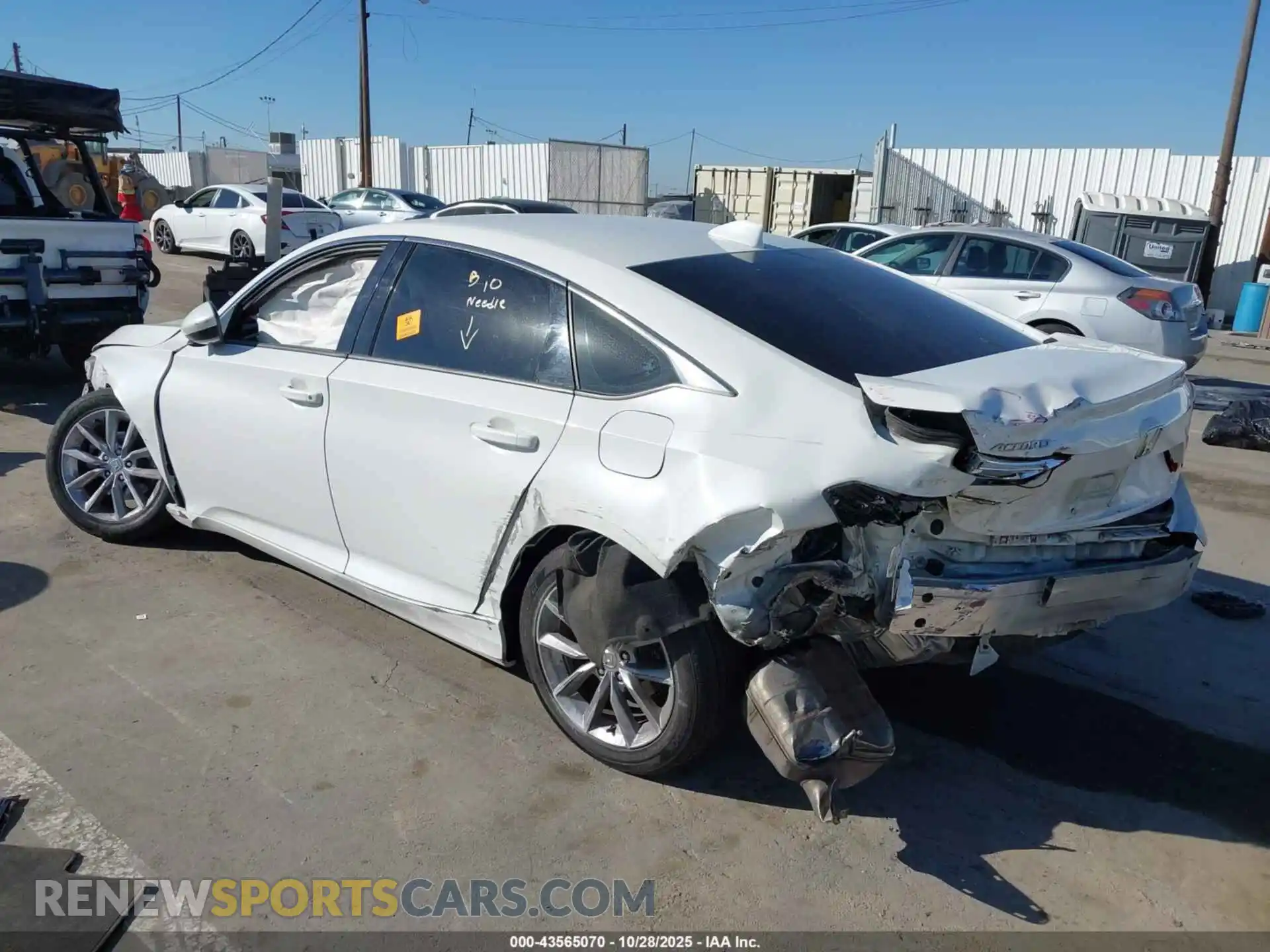 3 Photograph of a damaged car 1HGCV1F17MA047239 HONDA ACCORD 2021