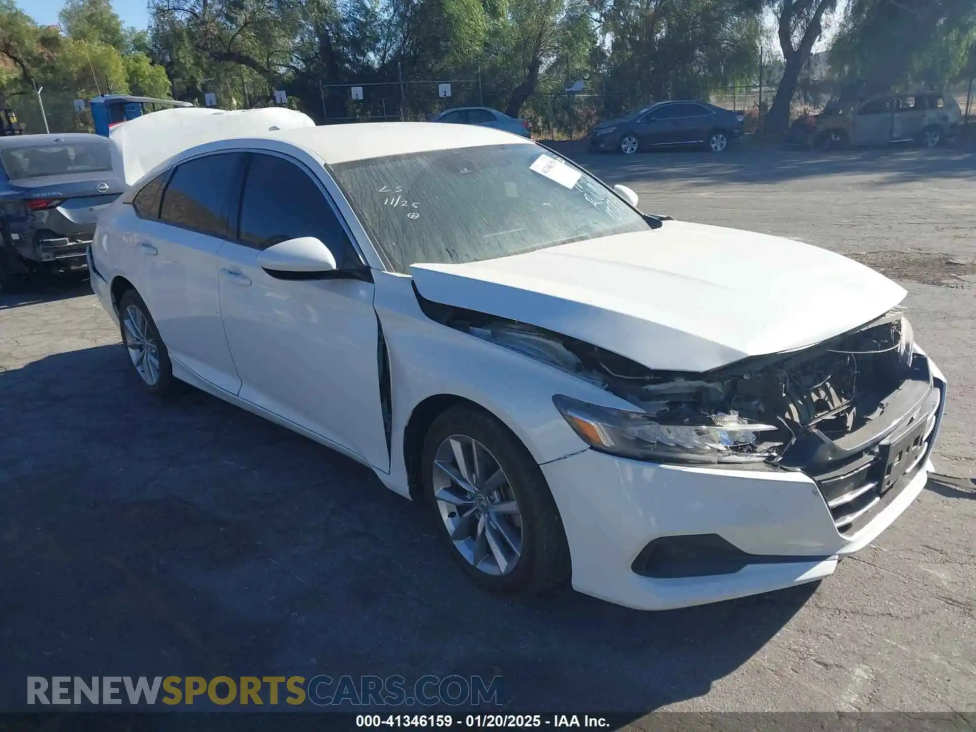 1 Photograph of a damaged car 1HGCV1F18MA031874 HONDA ACCORD 2021