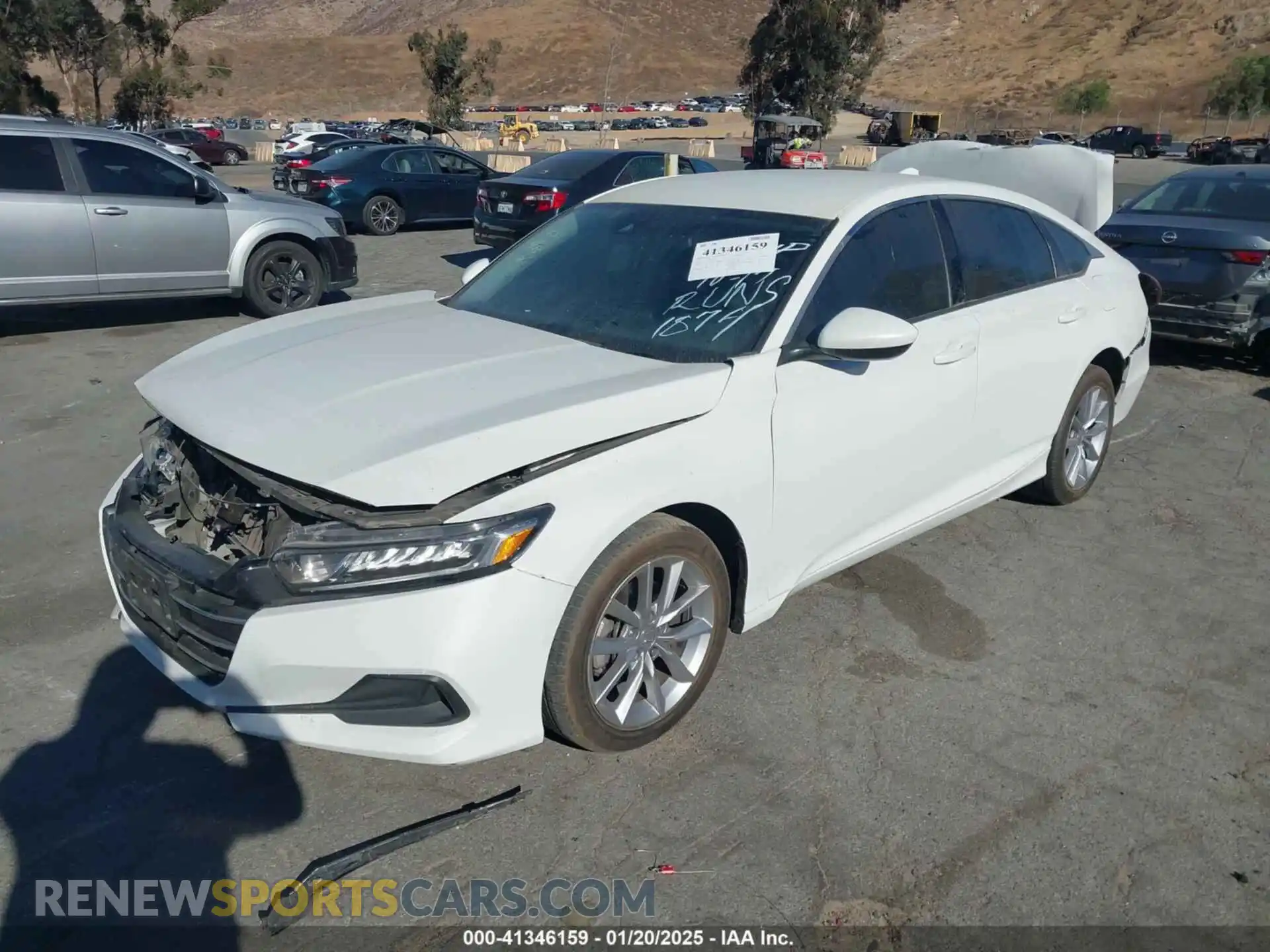 2 Photograph of a damaged car 1HGCV1F18MA031874 HONDA ACCORD 2021