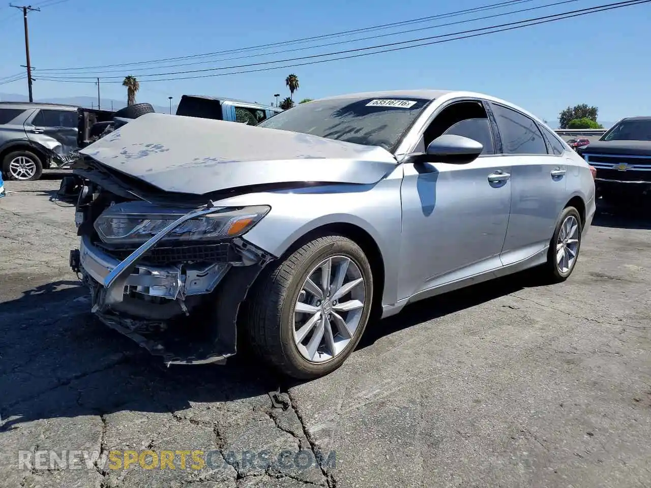 1 Фотография поврежденного автомобиля 1HGCV1F18MA044253 HONDA ACCORD 2021