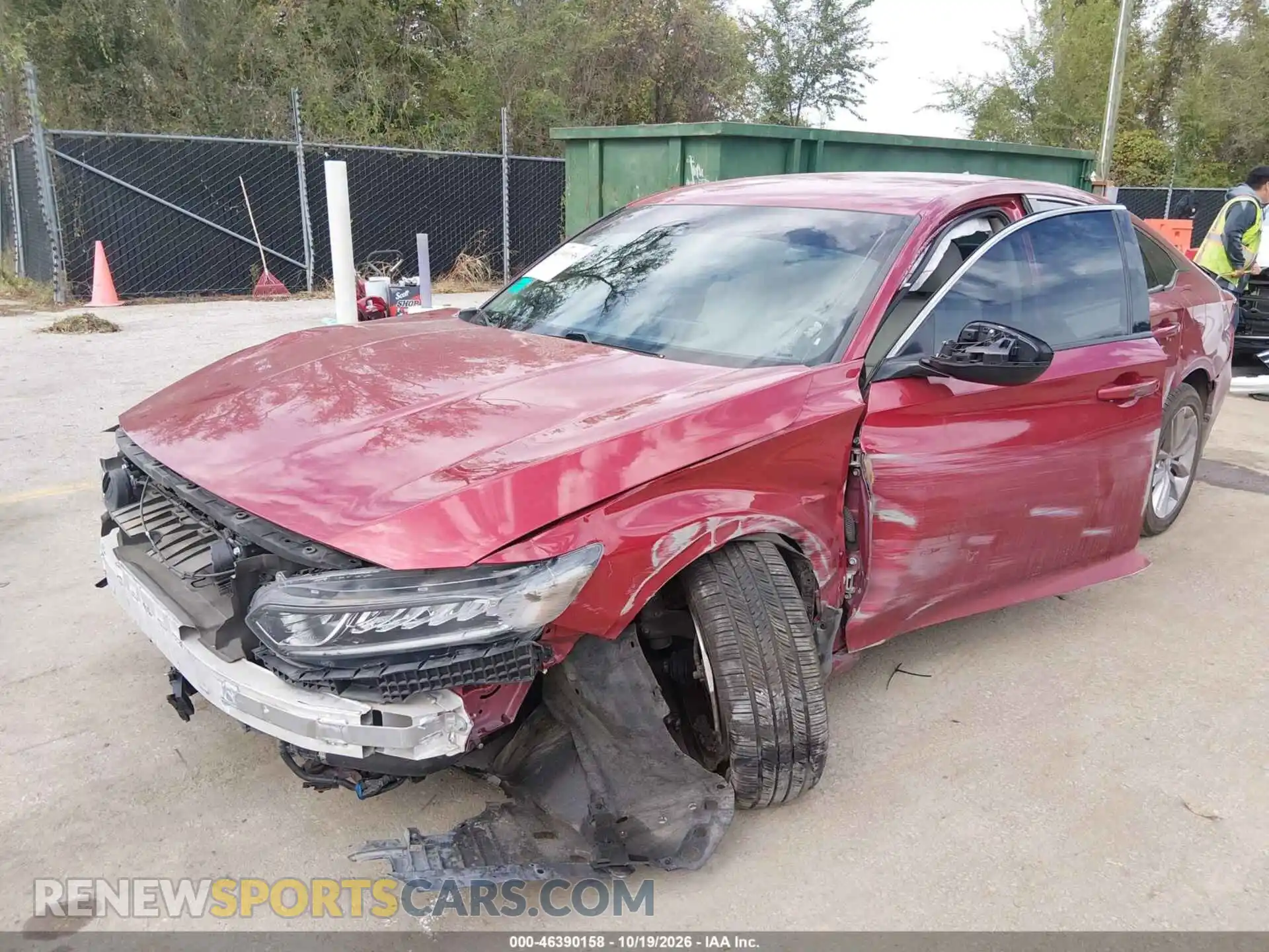 2 Photograph of a damaged car 1HGCV1F18MA055012 HONDA ACCORD 2021