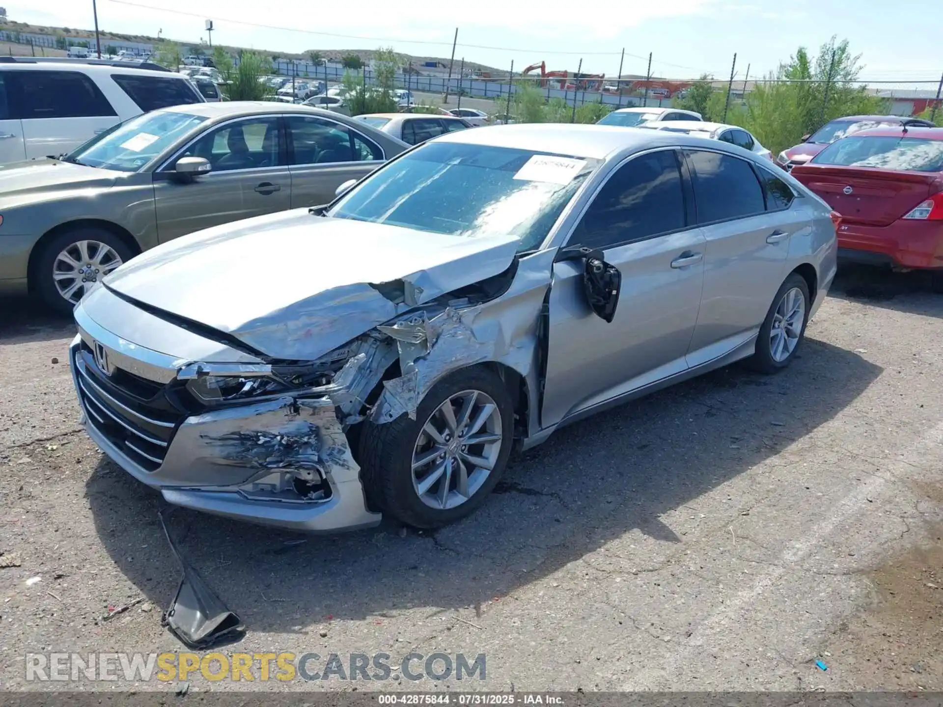 2 Photograph of a damaged car 1HGCV1F18MA076622 HONDA ACCORD 2021