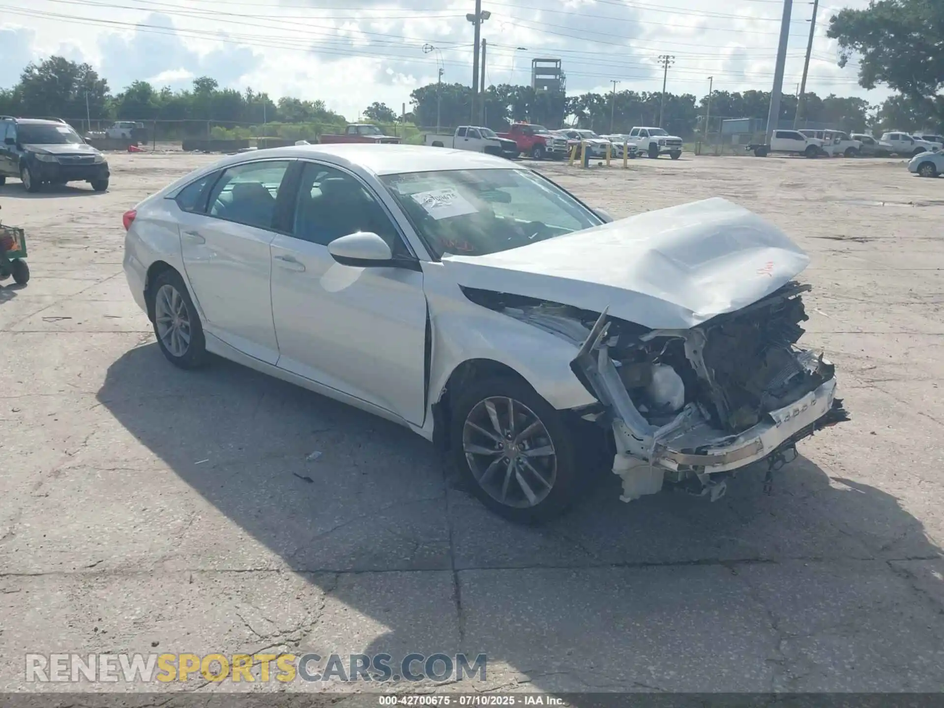 1 Photograph of a damaged car 1HGCV1F18MA115533 HONDA ACCORD 2021