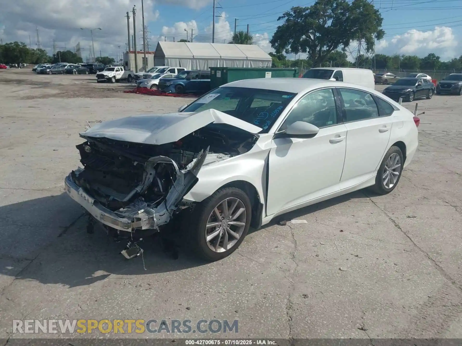 2 Photograph of a damaged car 1HGCV1F18MA115533 HONDA ACCORD 2021